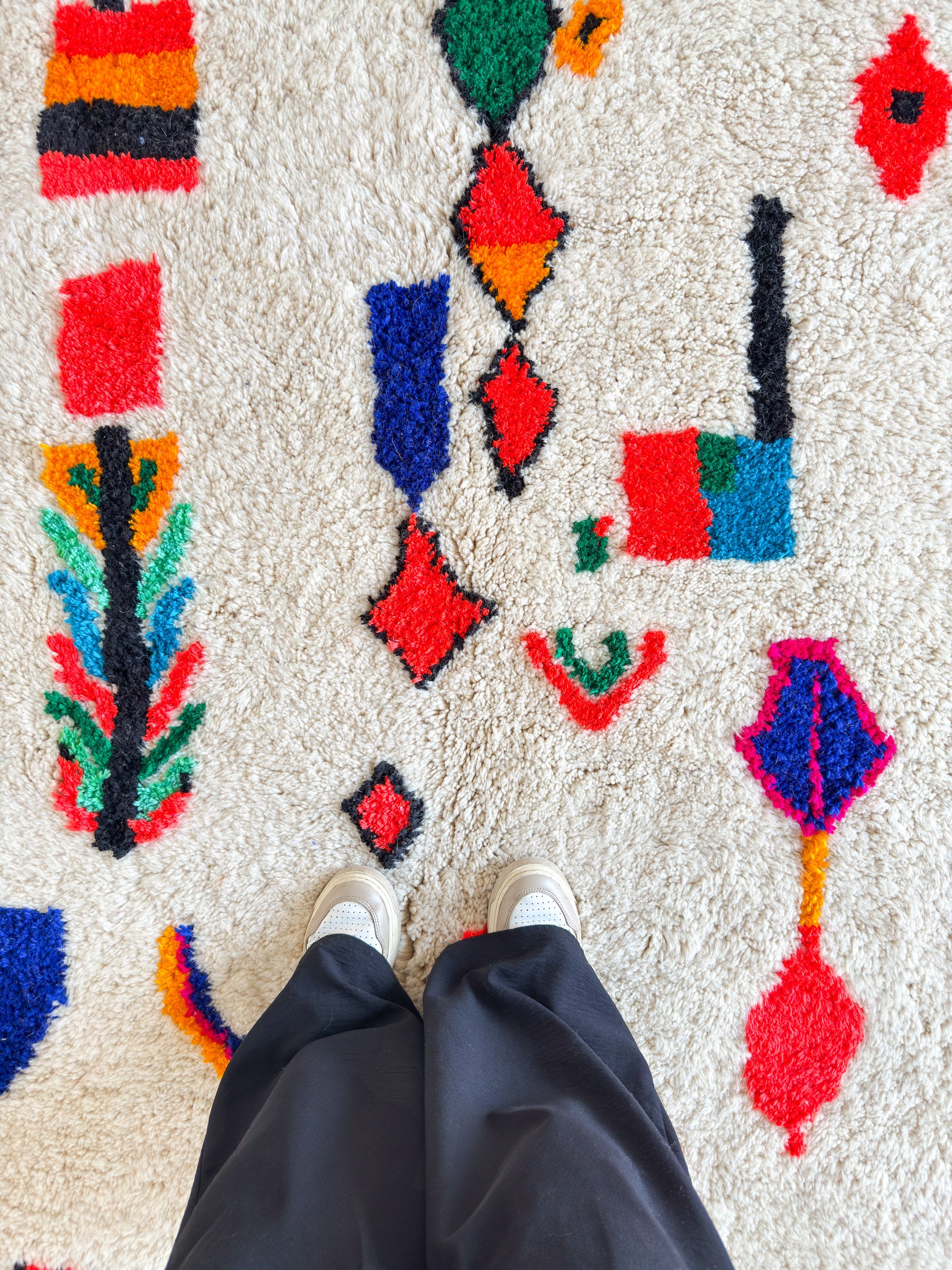 Farbenfroher Berberteppich 149 x 290 cm - Nr. 2026