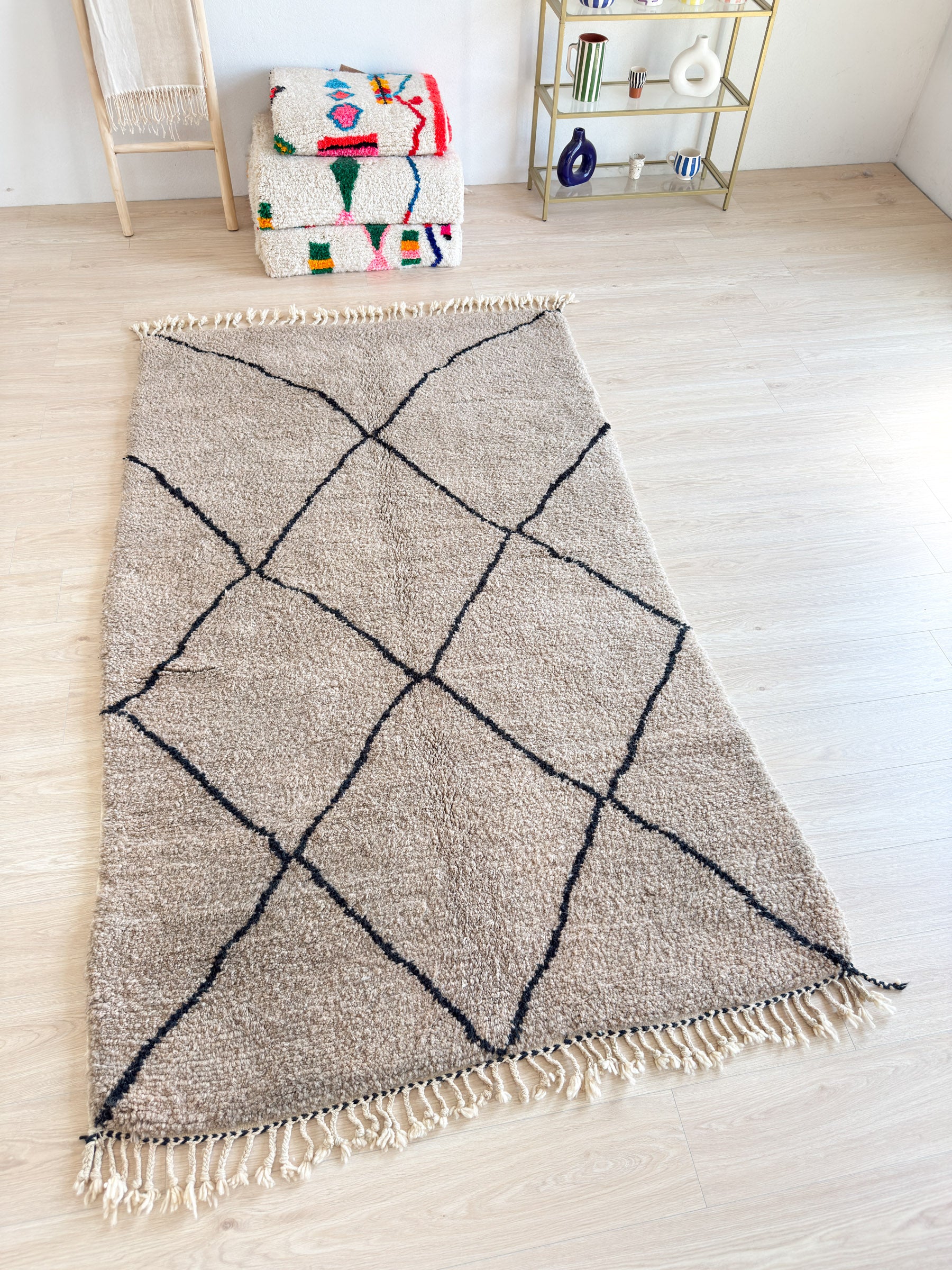 Tapis berbère coloré 150 x 273 cm - n°1964