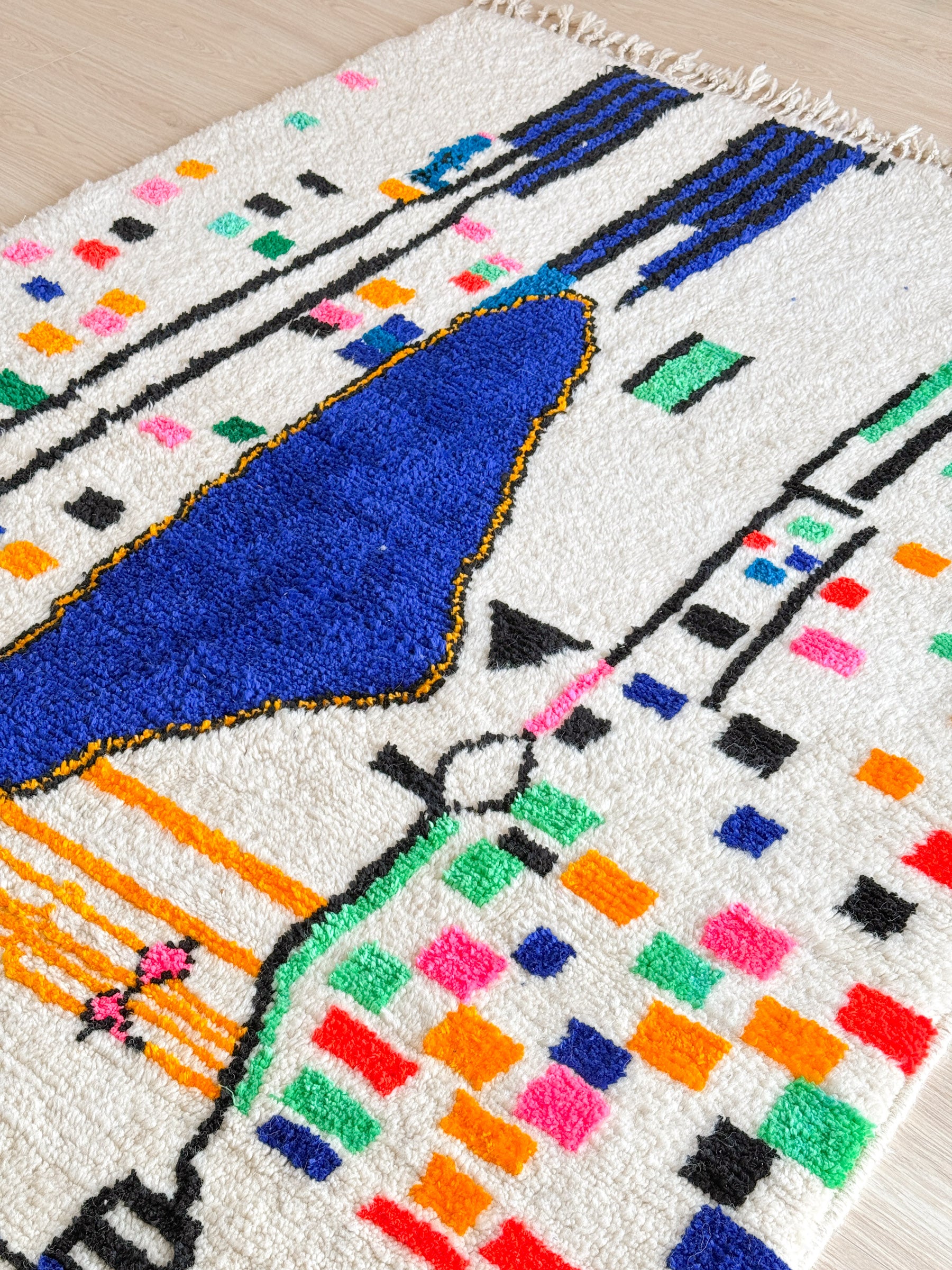 Colorful Berber carpet - n°1307