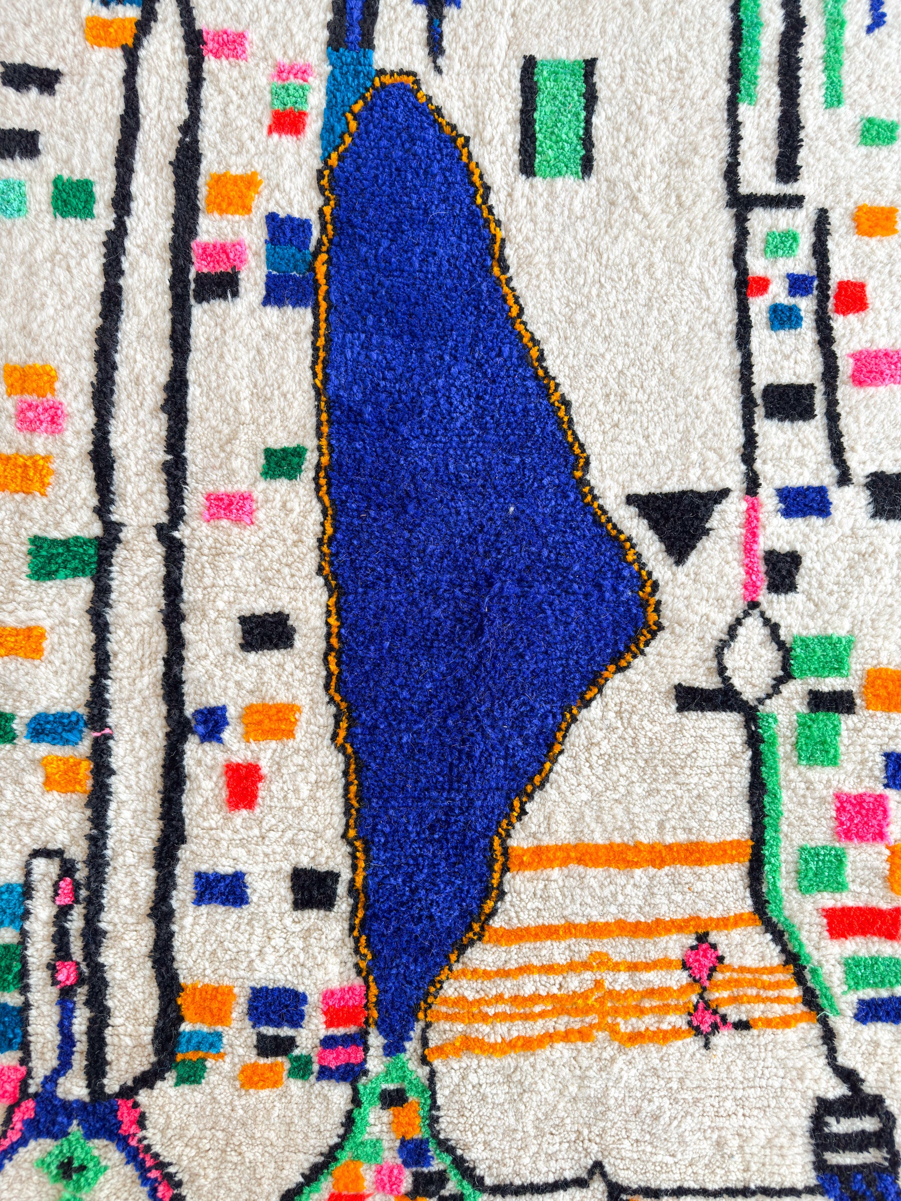 Colorful Berber carpet - n°1307