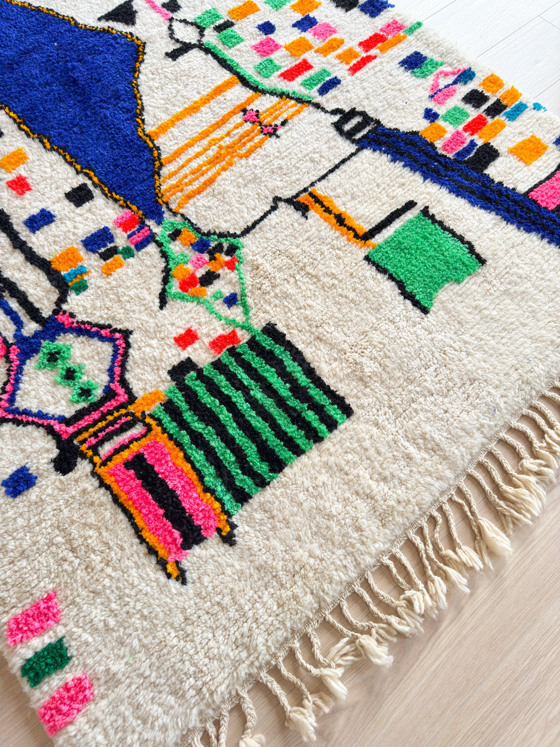 Colorful Berber carpet - n°1307
