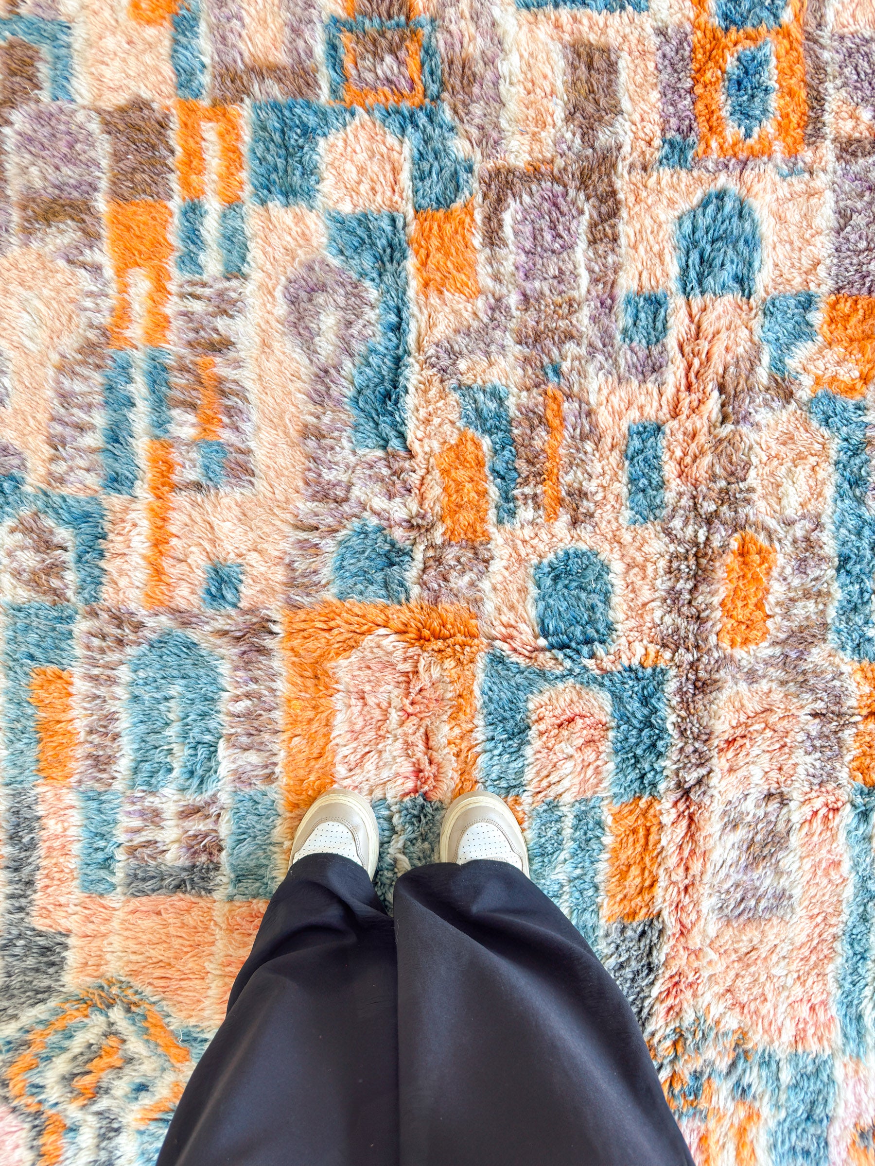 Colorful Berber rug 157 x 253 cm - no. 2032