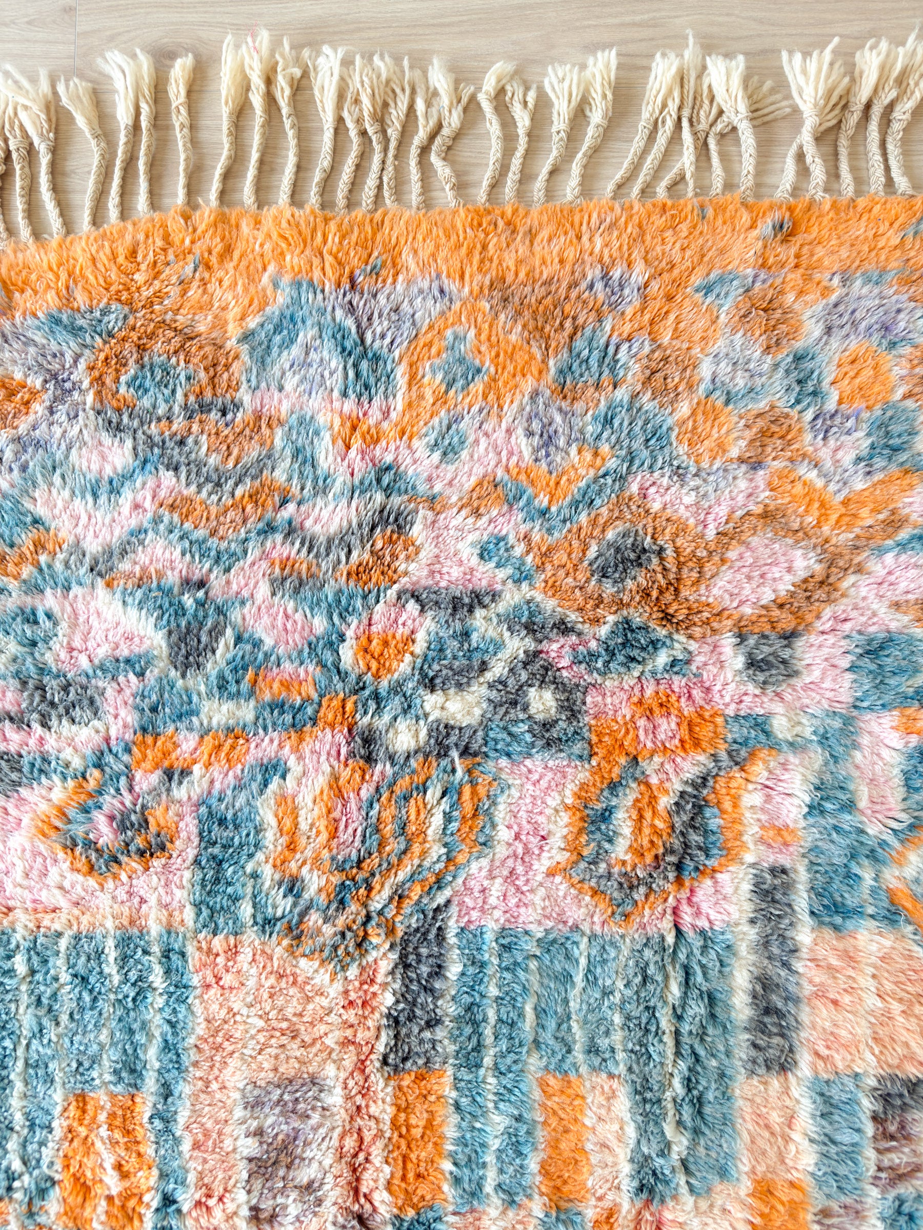 Colorful Berber rug 157 x 253 cm - no. 2032