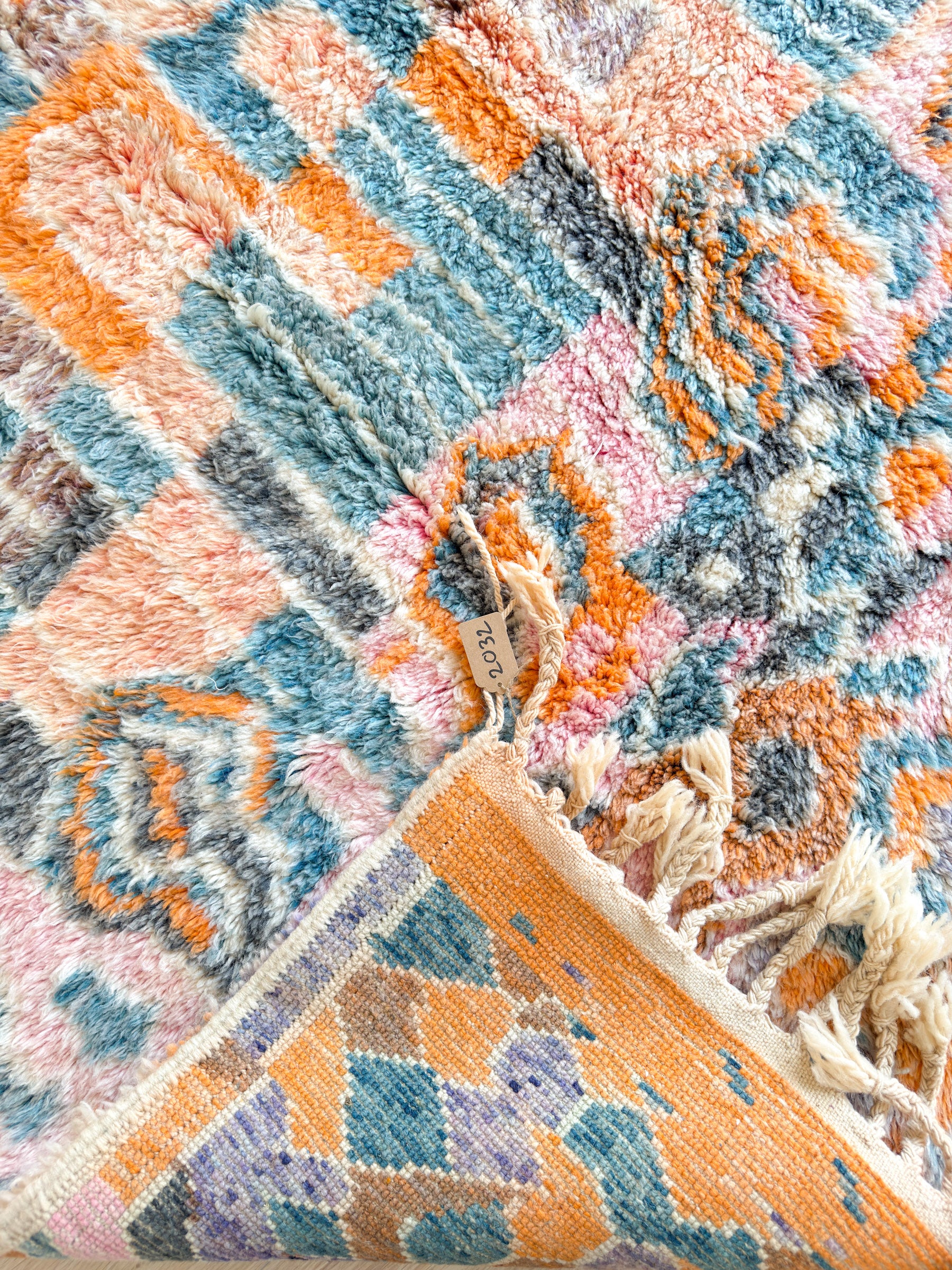 Colorful Berber rug 157 x 253 cm - no. 2032