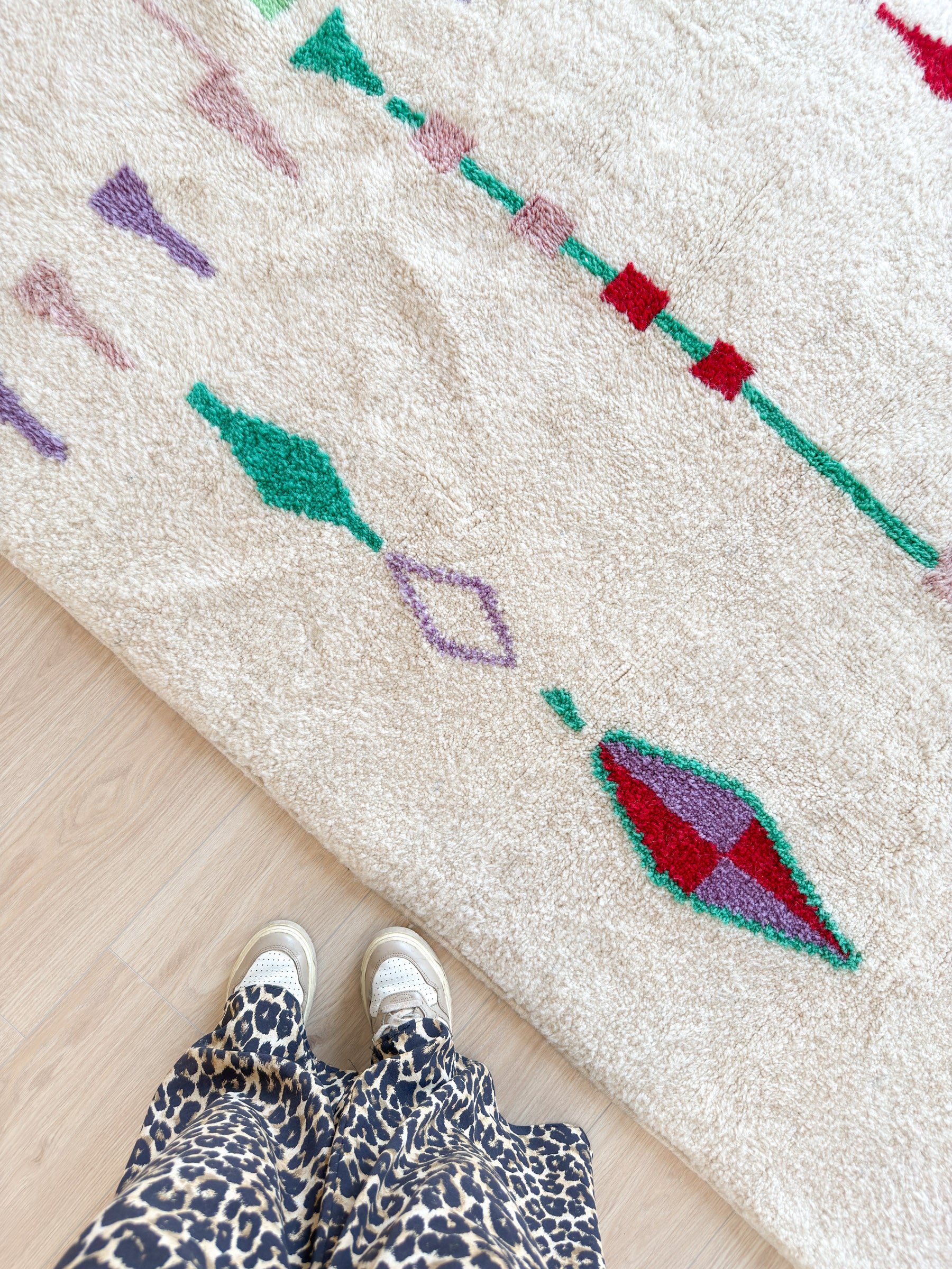 Colorful Berber rug 150 x 279 cm - n°1943