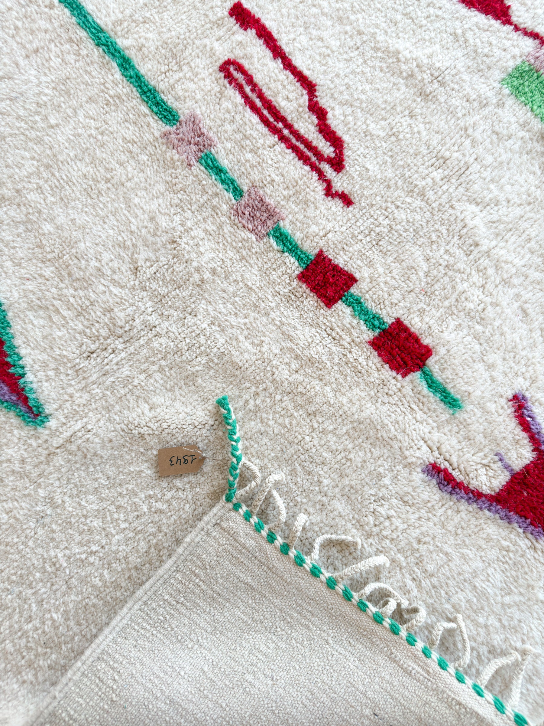 Colorful Berber rug 150 x 279 cm - n°1943