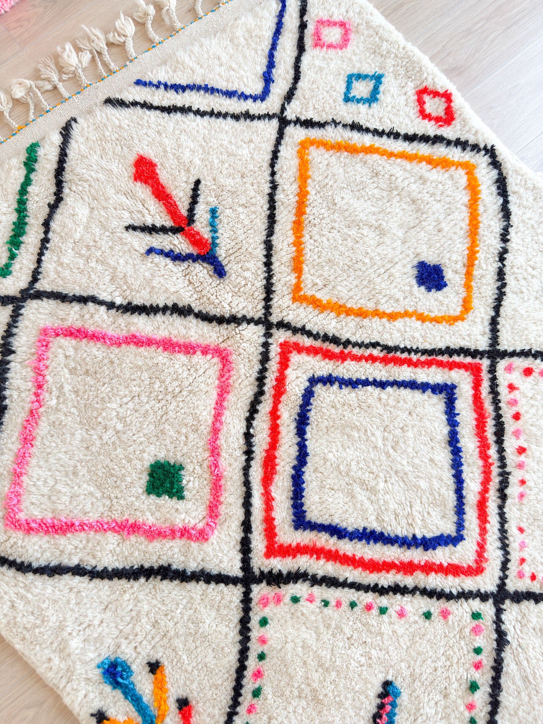 Tapis berbère coloré - n°1932