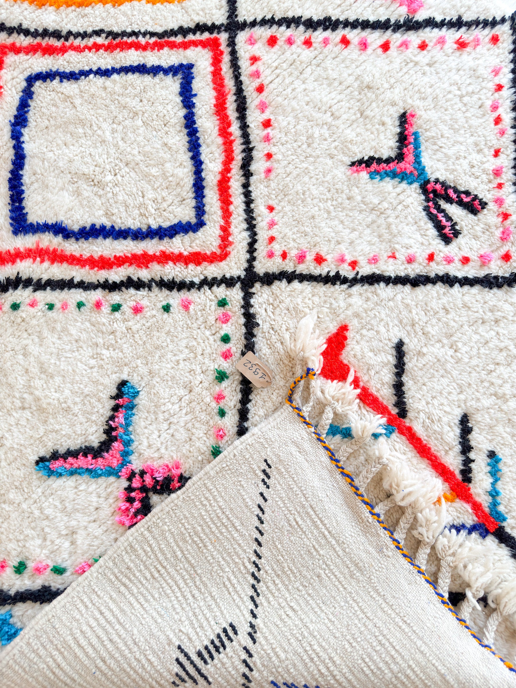 Tapis berbère coloré - n°1932