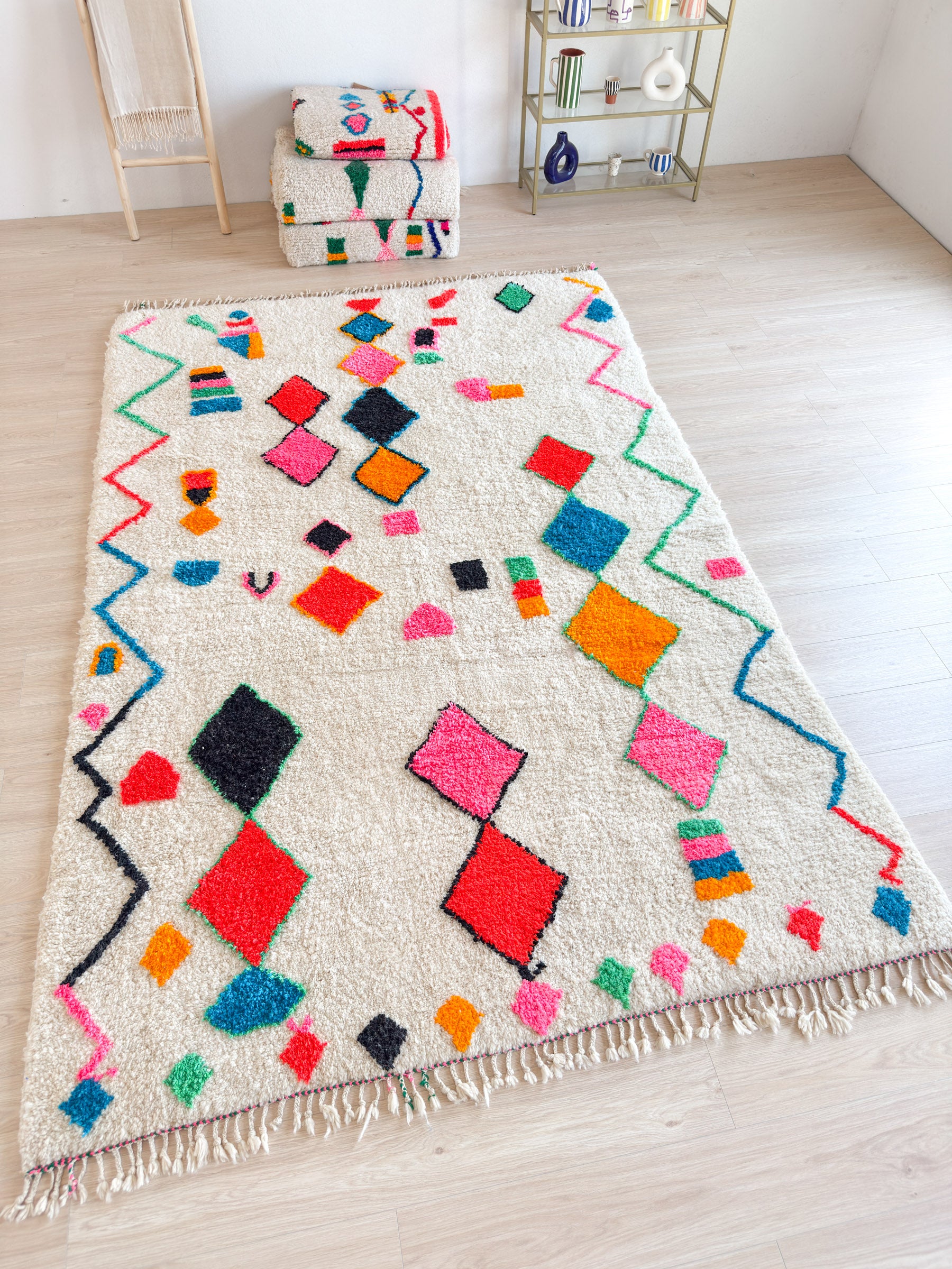 Tapis berbère coloré 207 x 324 cm - n°2185