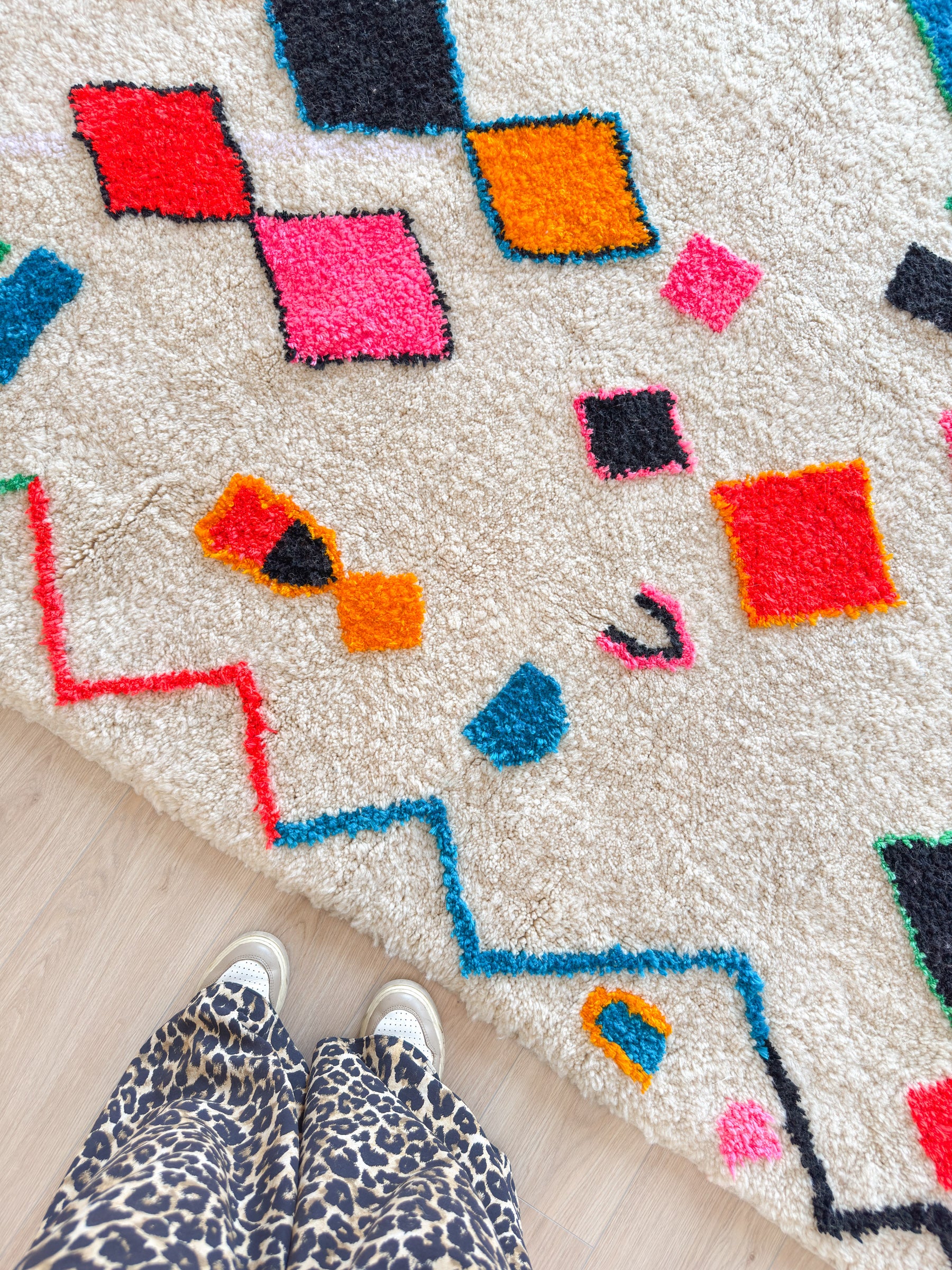 Tapis berbère coloré 207 x 324 cm - n°2185