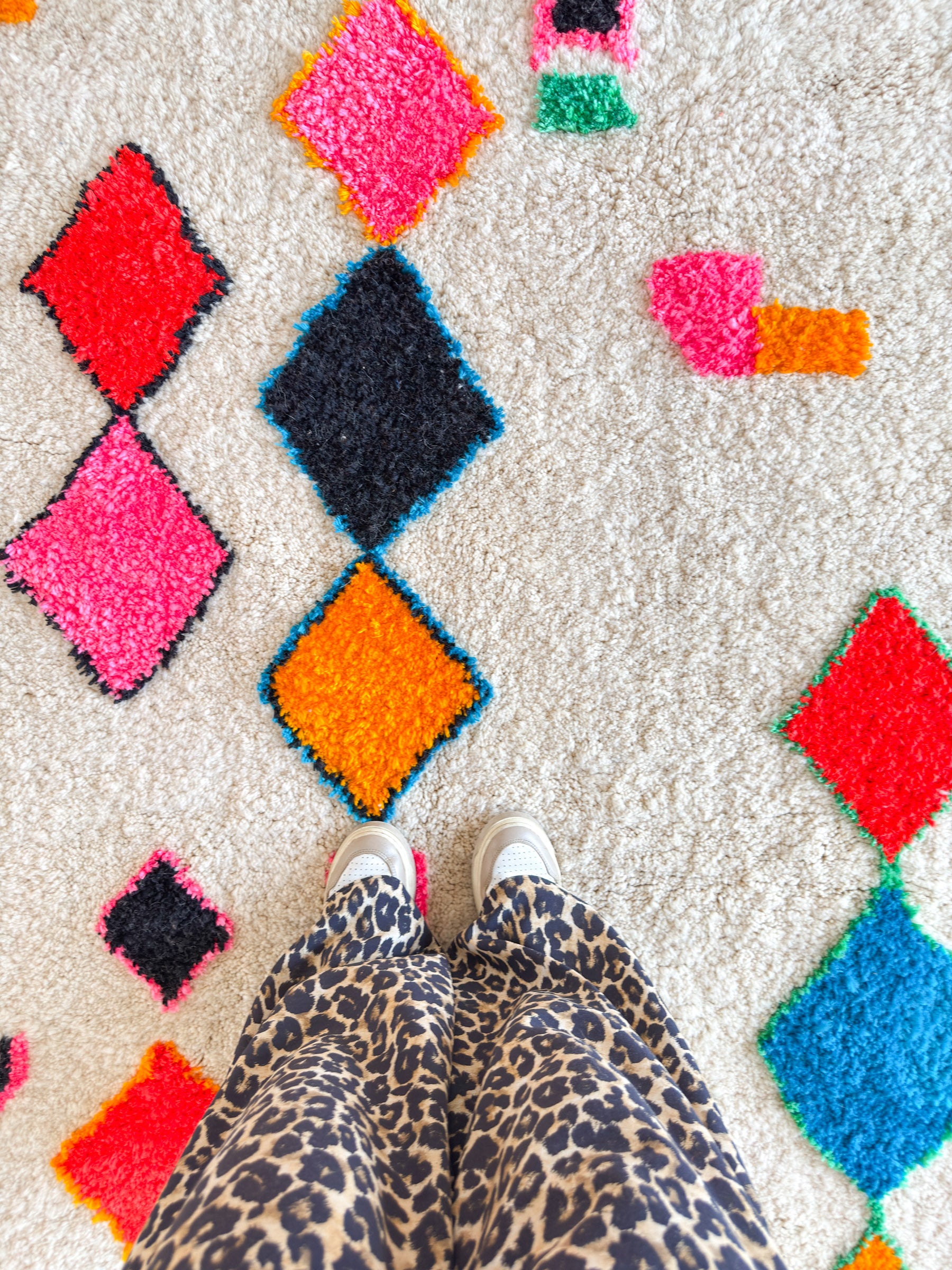 Colorful Berber rug 207 x 324 cm - no. 2185