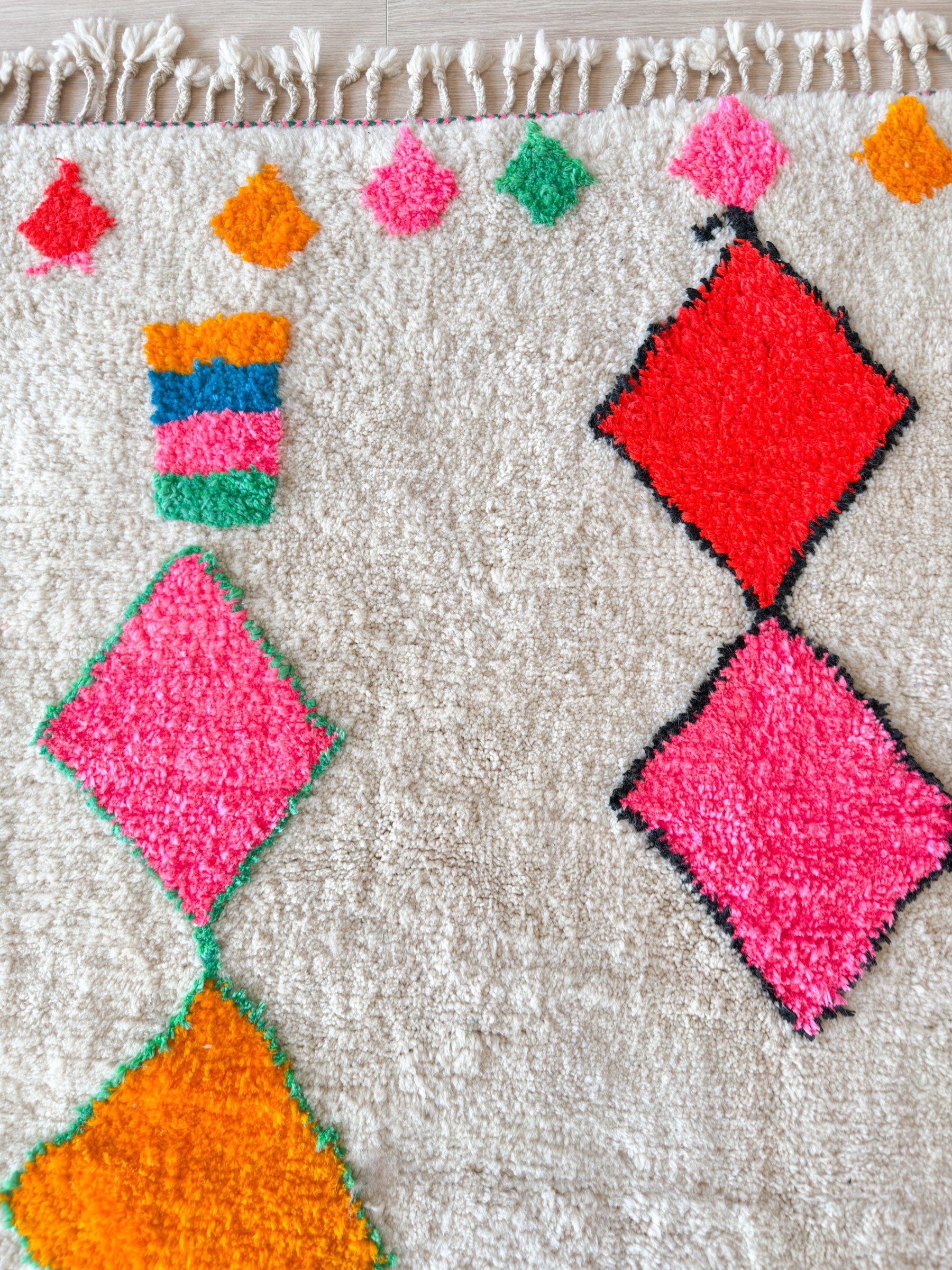 Tapis berbère coloré 207 x 324 cm - n°2185