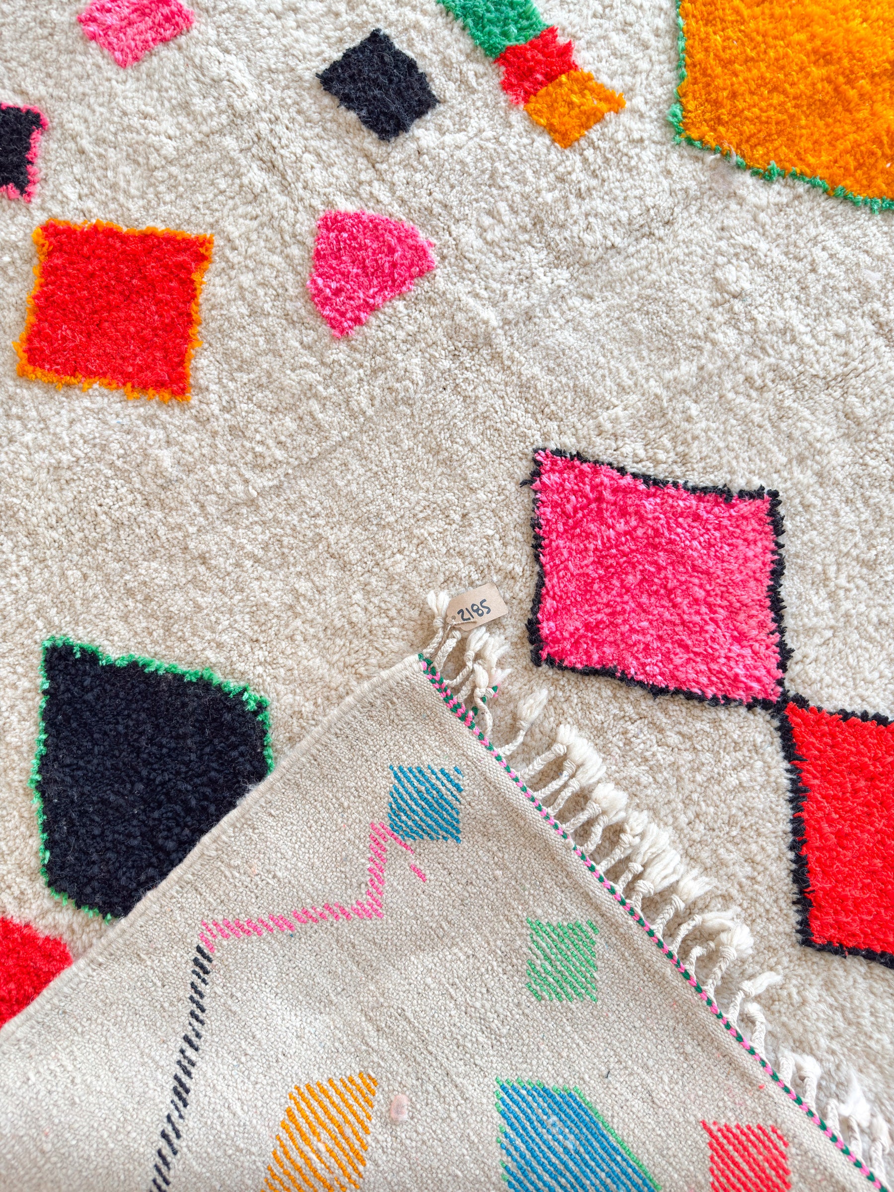 Tapis berbère coloré 207 x 324 cm - n°2185