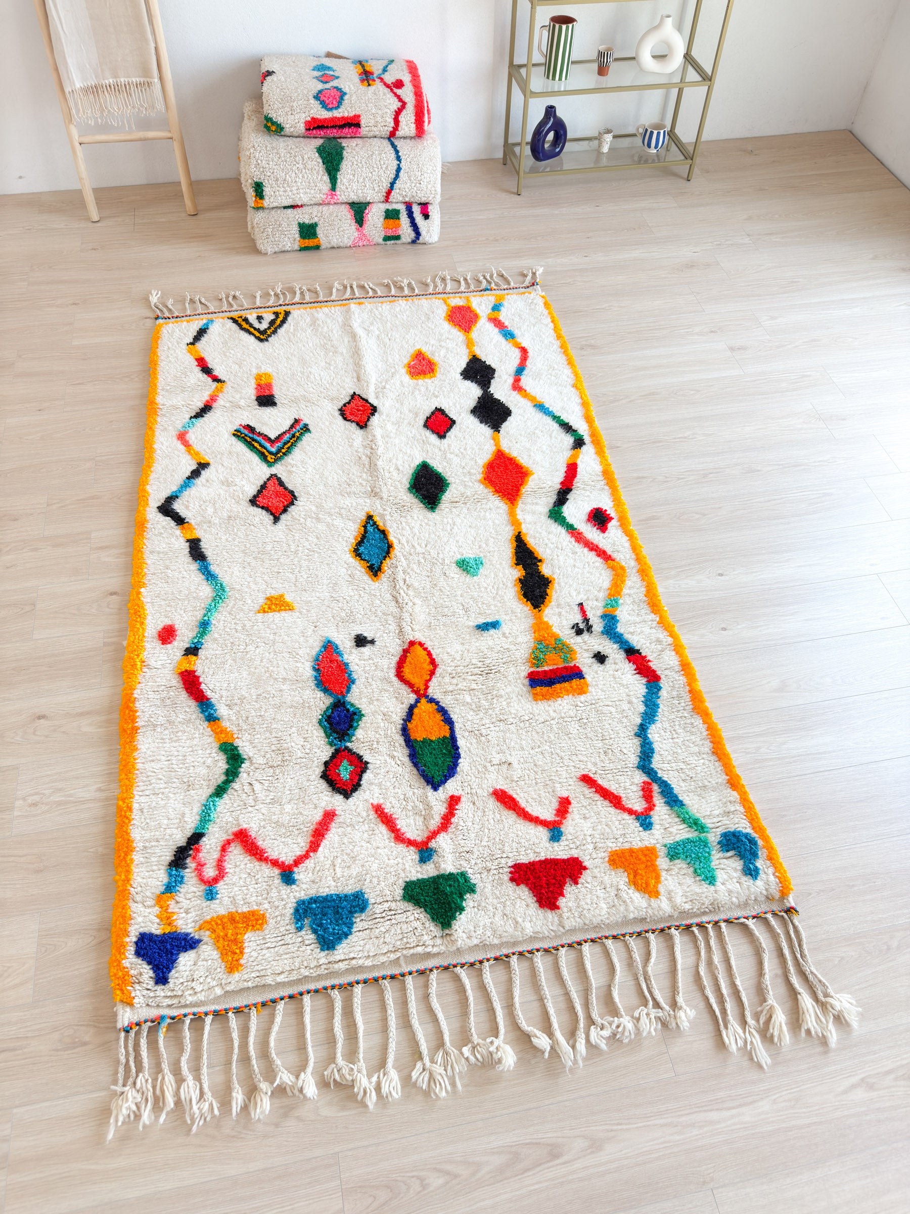Bunter Berberteppich 150 x 276 cm – Nr. 1622