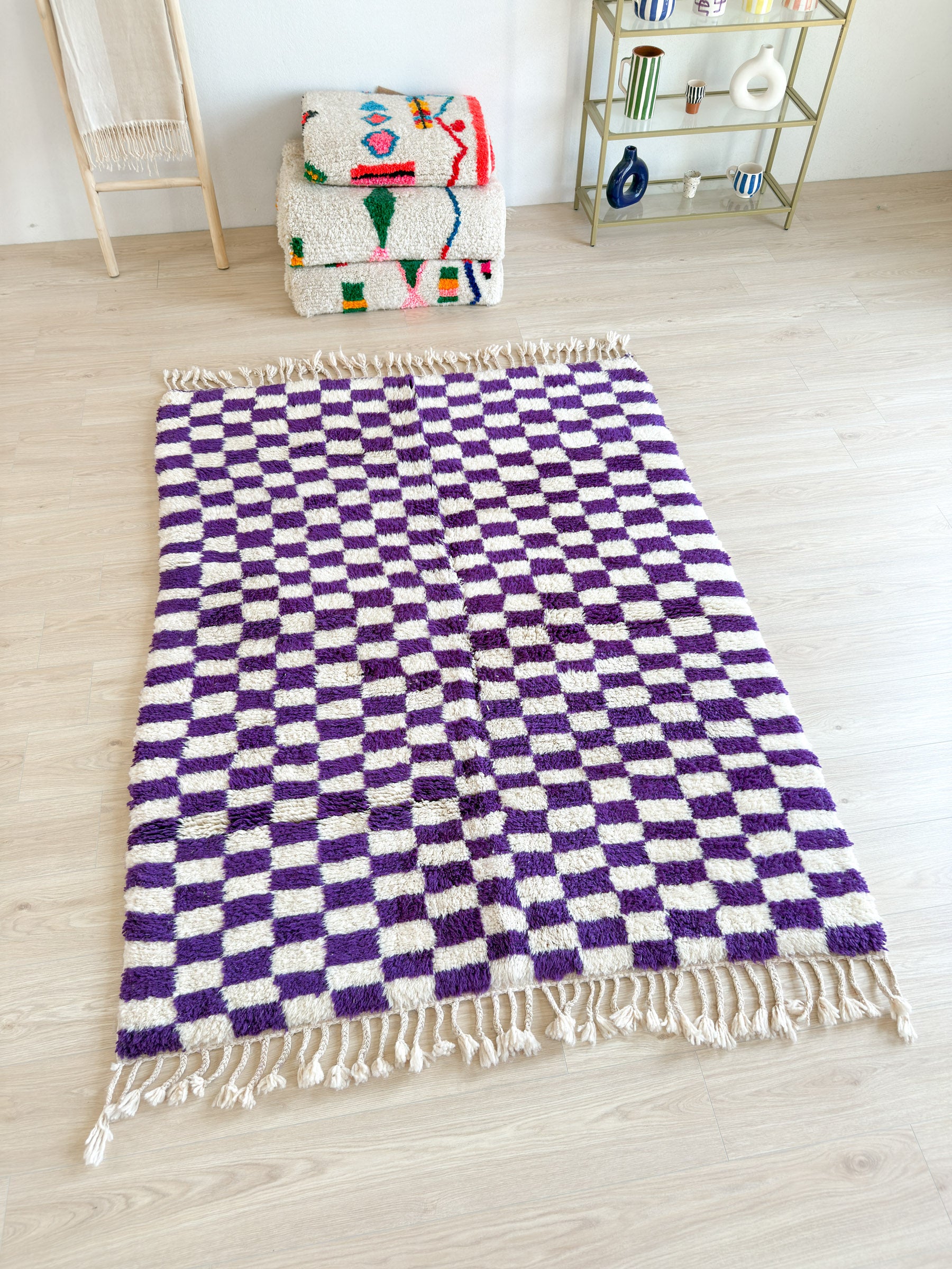 Colorful Berber rug 158 x 217 cm - n°1574