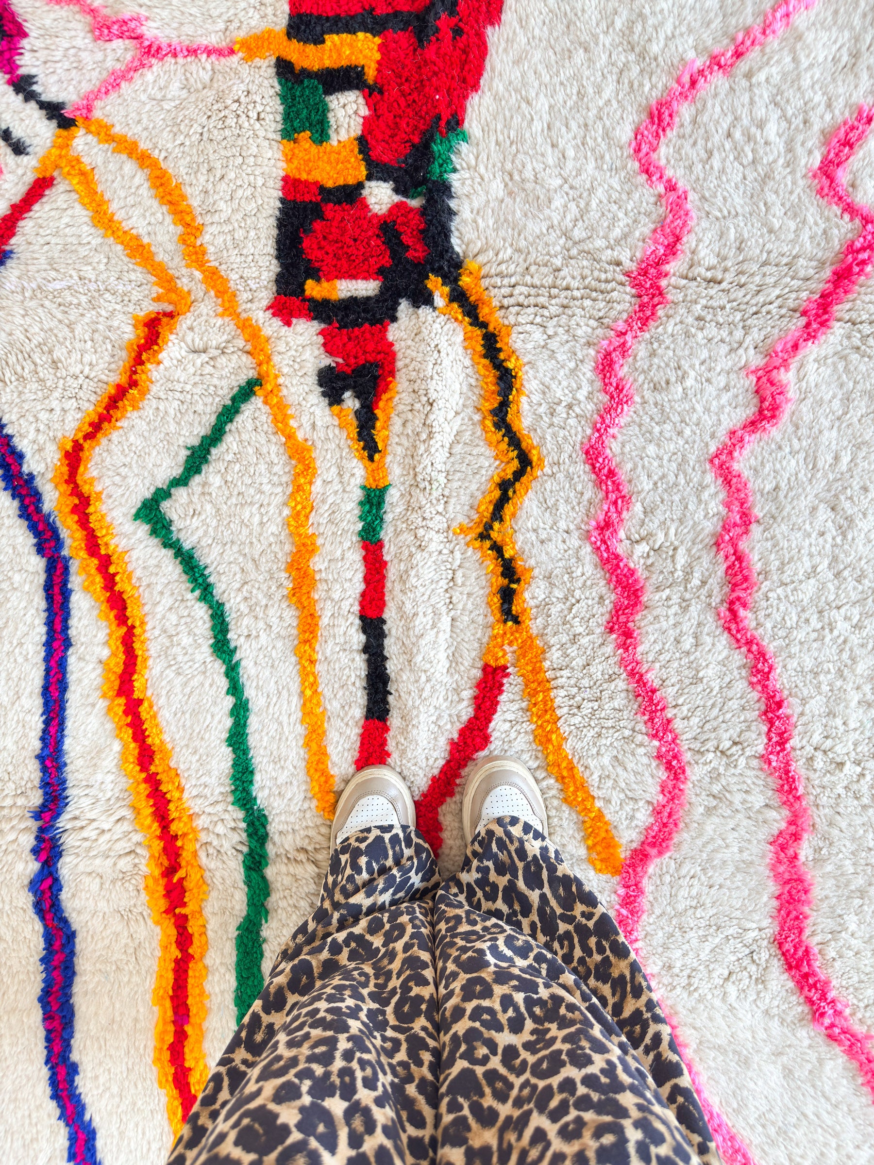 Tapis berbère coloré 157 x 267 cm - n°1783