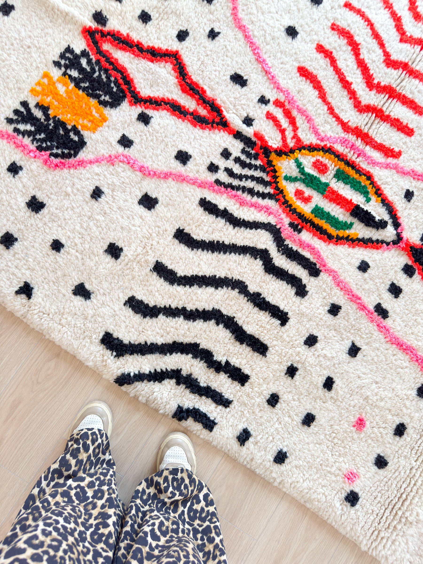 Colorful Berber rug 154 x 268 cm - n°1715