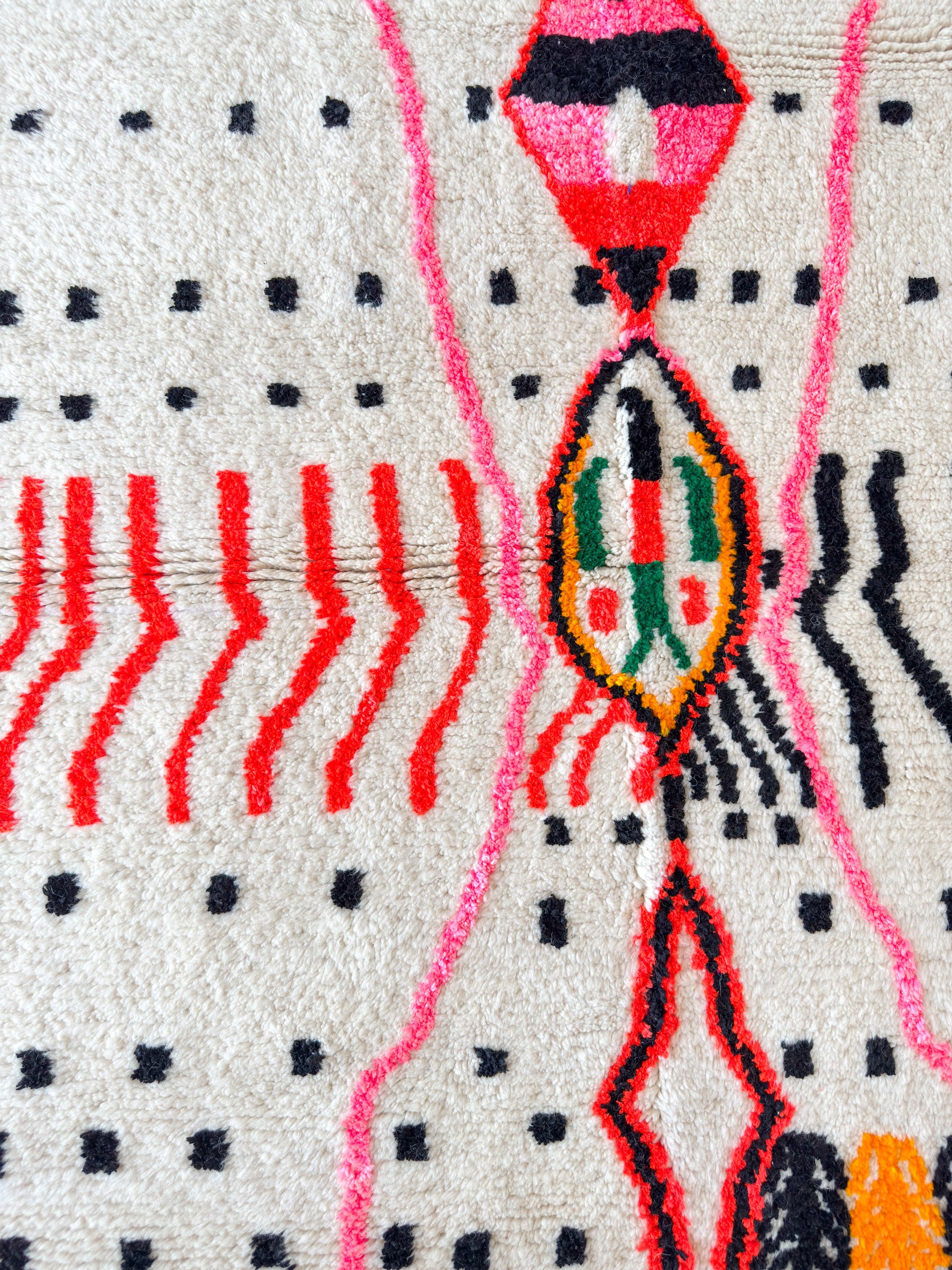 Tapis berbère coloré 154 x 268 cm - n°1715