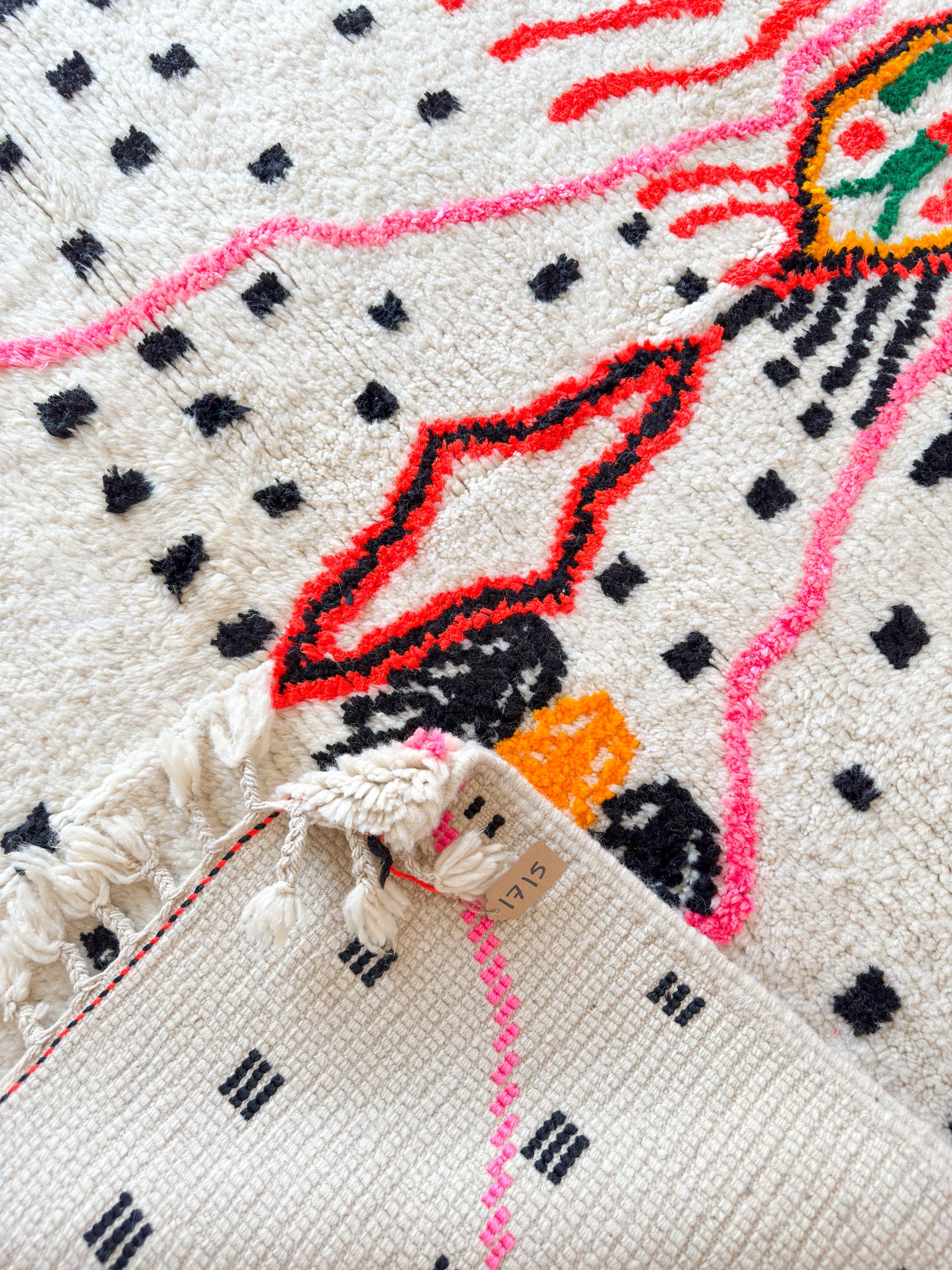 Bunter Berberteppich 154 x 268 cm – Nr. 1715