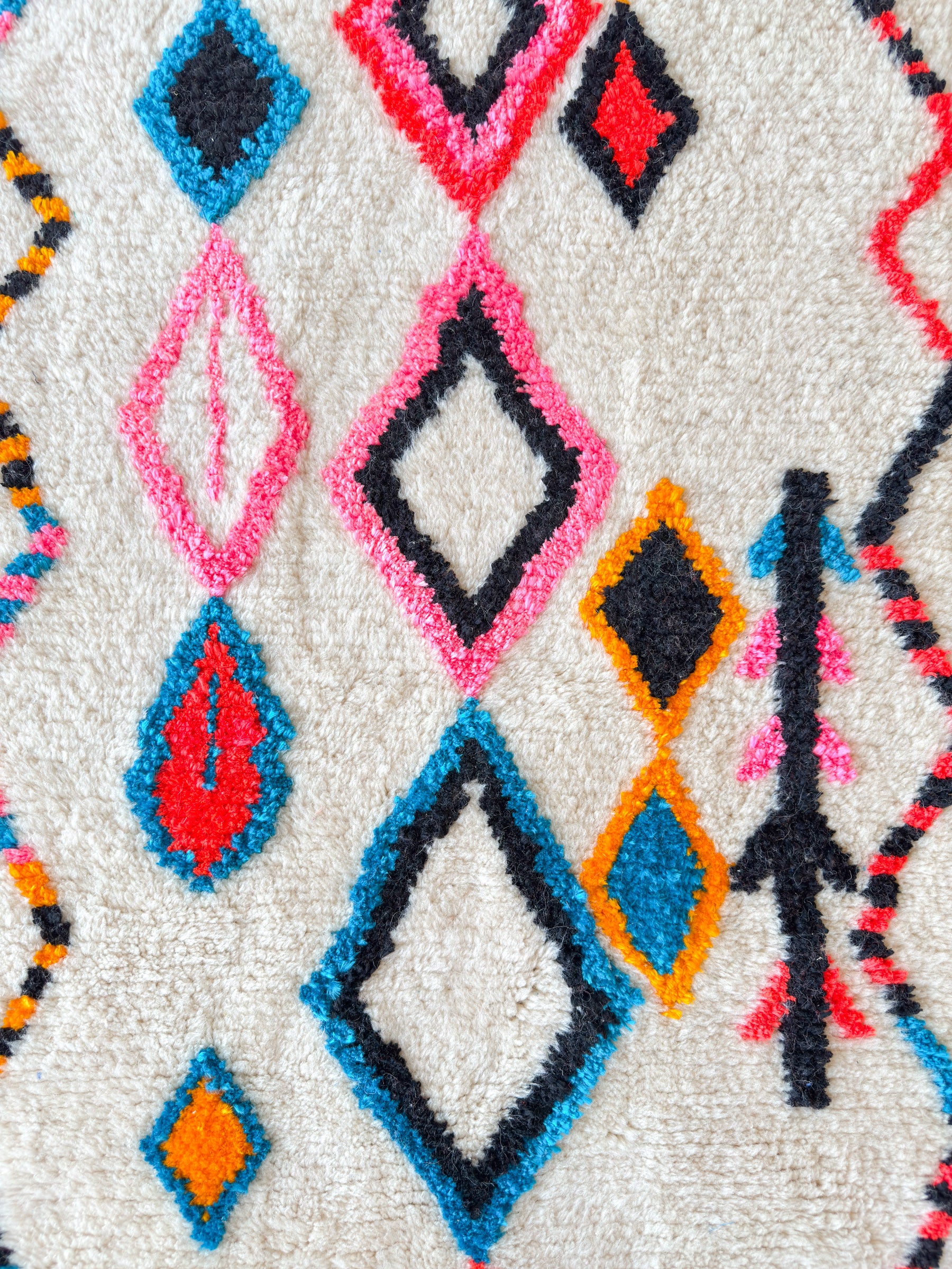 Tapis de couloir berbère coloré 87 x 320 cm - n°1951
