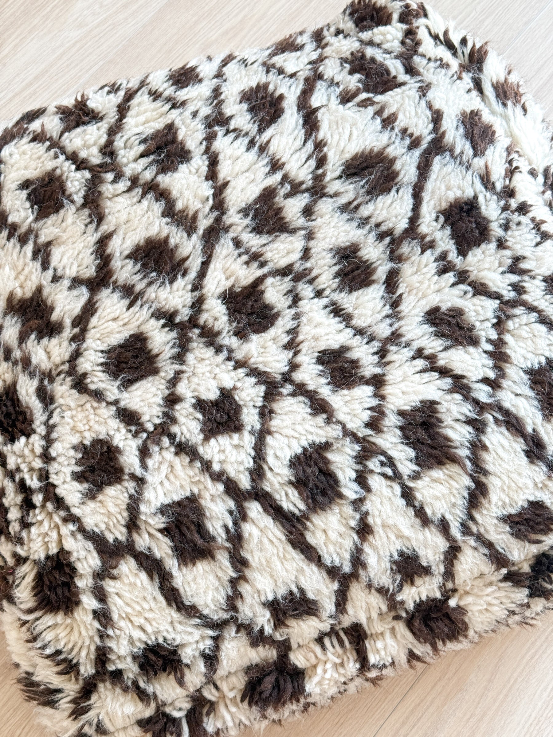 Pouf Marocain, pouf berbère coloré - 60 x 60 cm - n°40