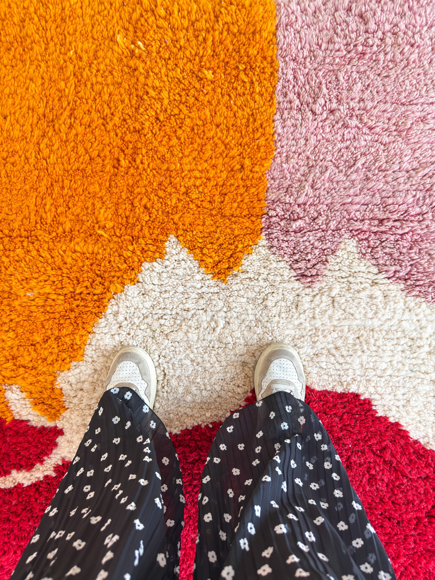 Farbenfroher Berberteppich 153 x 280 cm - Nr. 1814