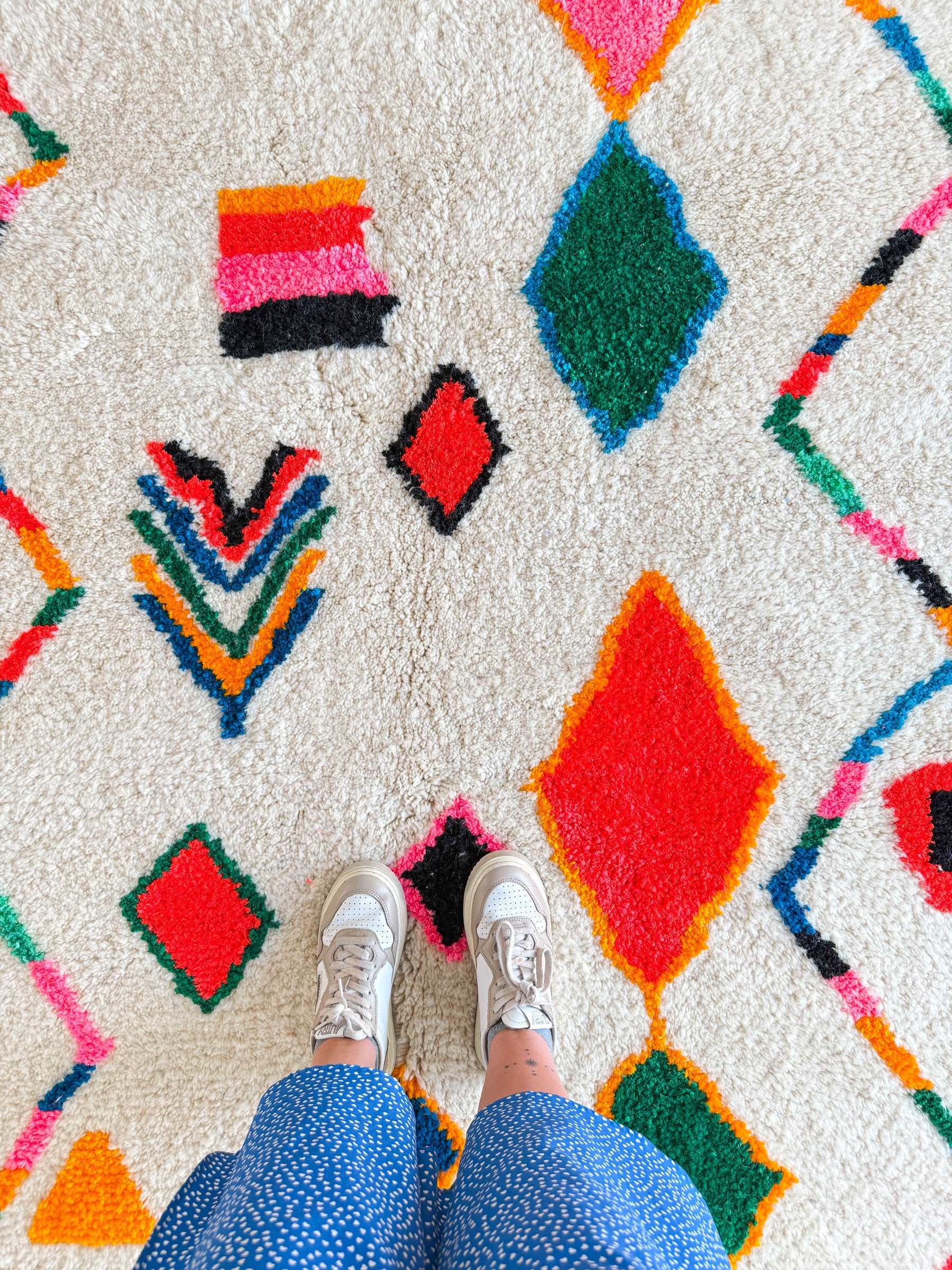 Bunter Berberteppich – Nr. 1416