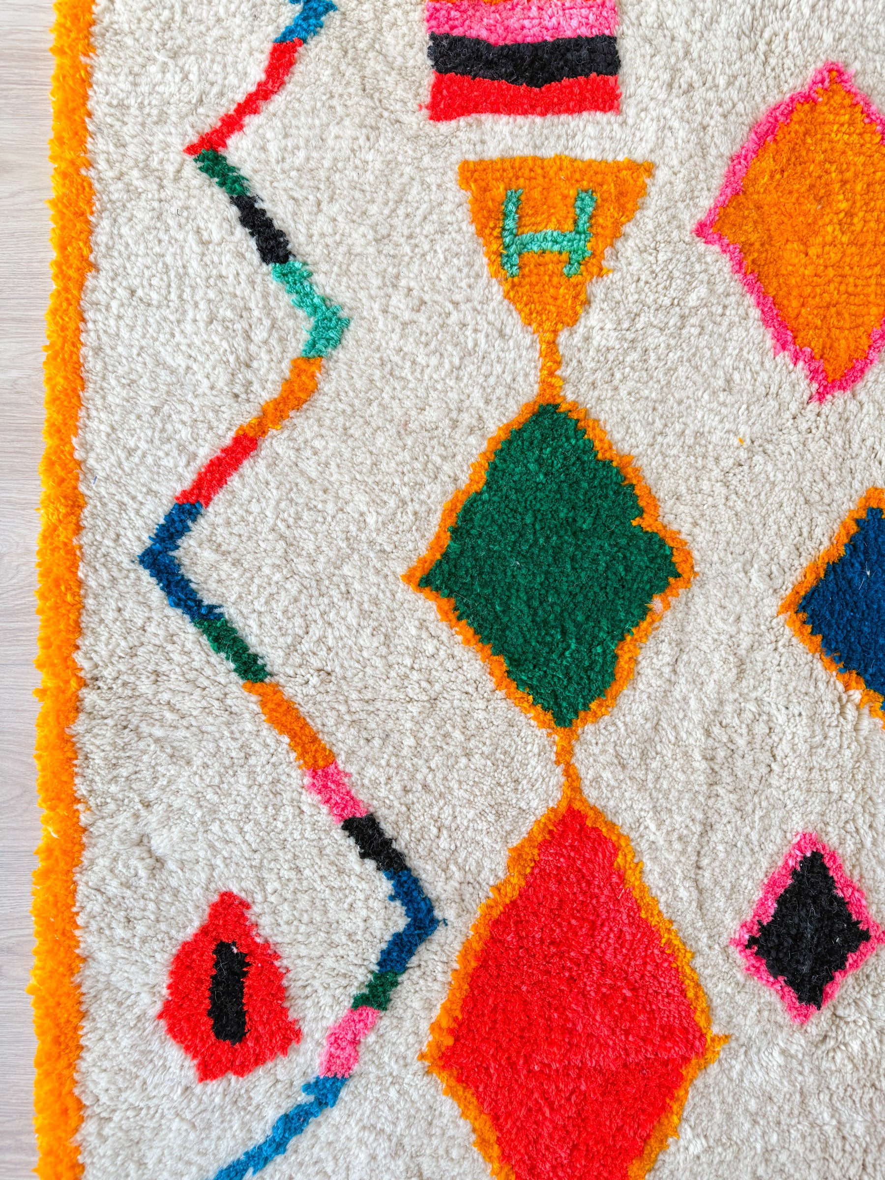 Tapis berbère coloré 154 x 276 cm - n°1982