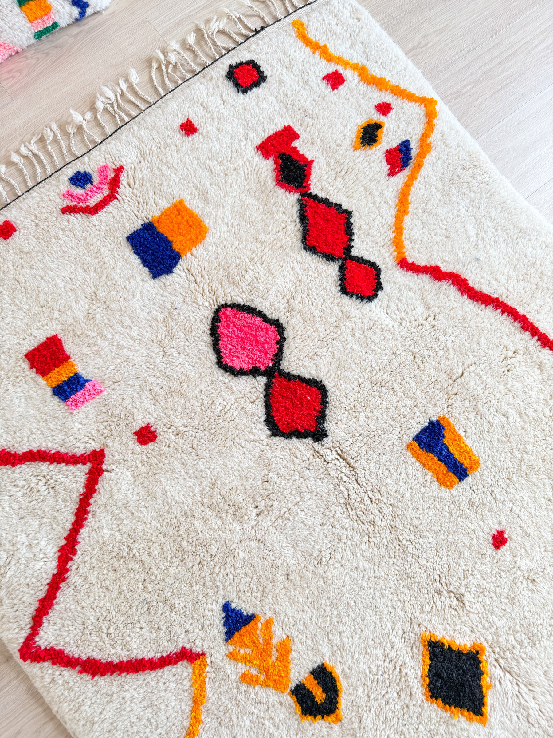 Tapis berbère coloré 151 x 242 cm - n°1924