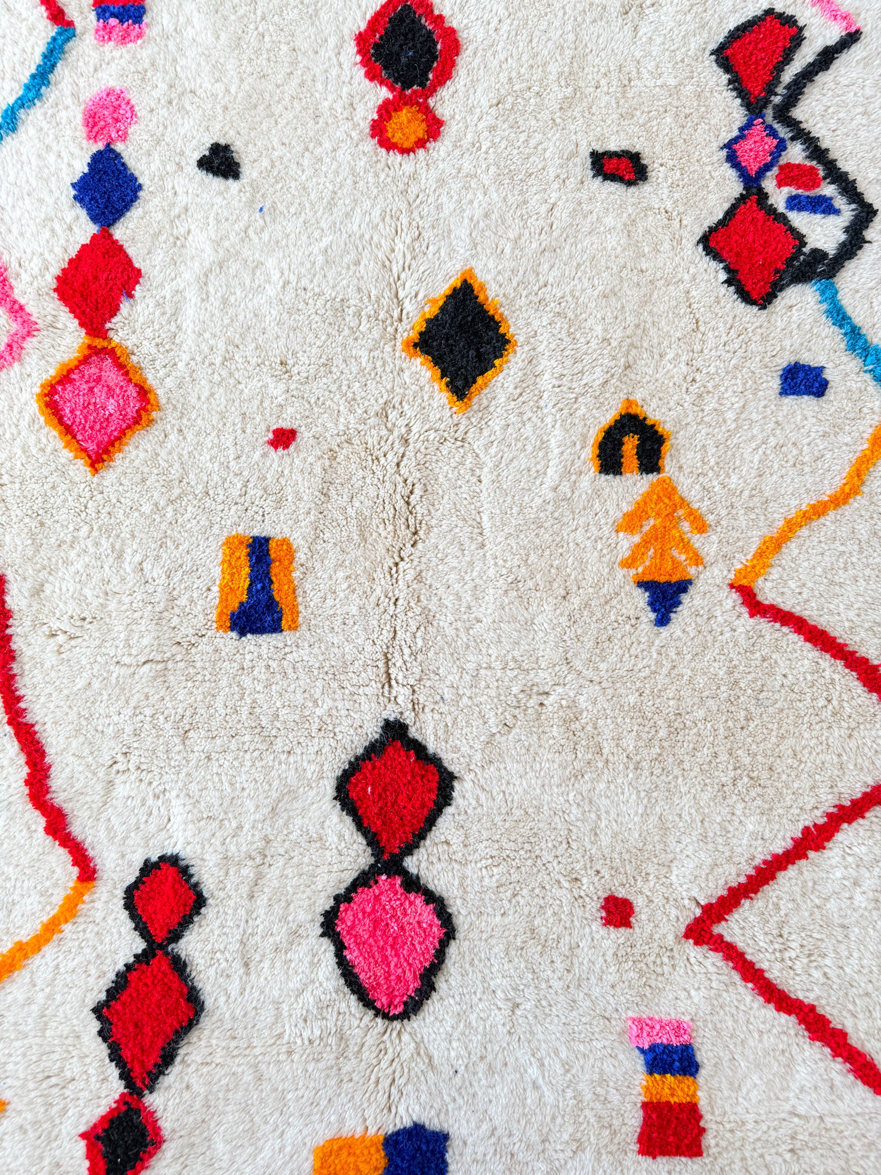 Tapis berbère coloré 151 x 242 cm - n°1924