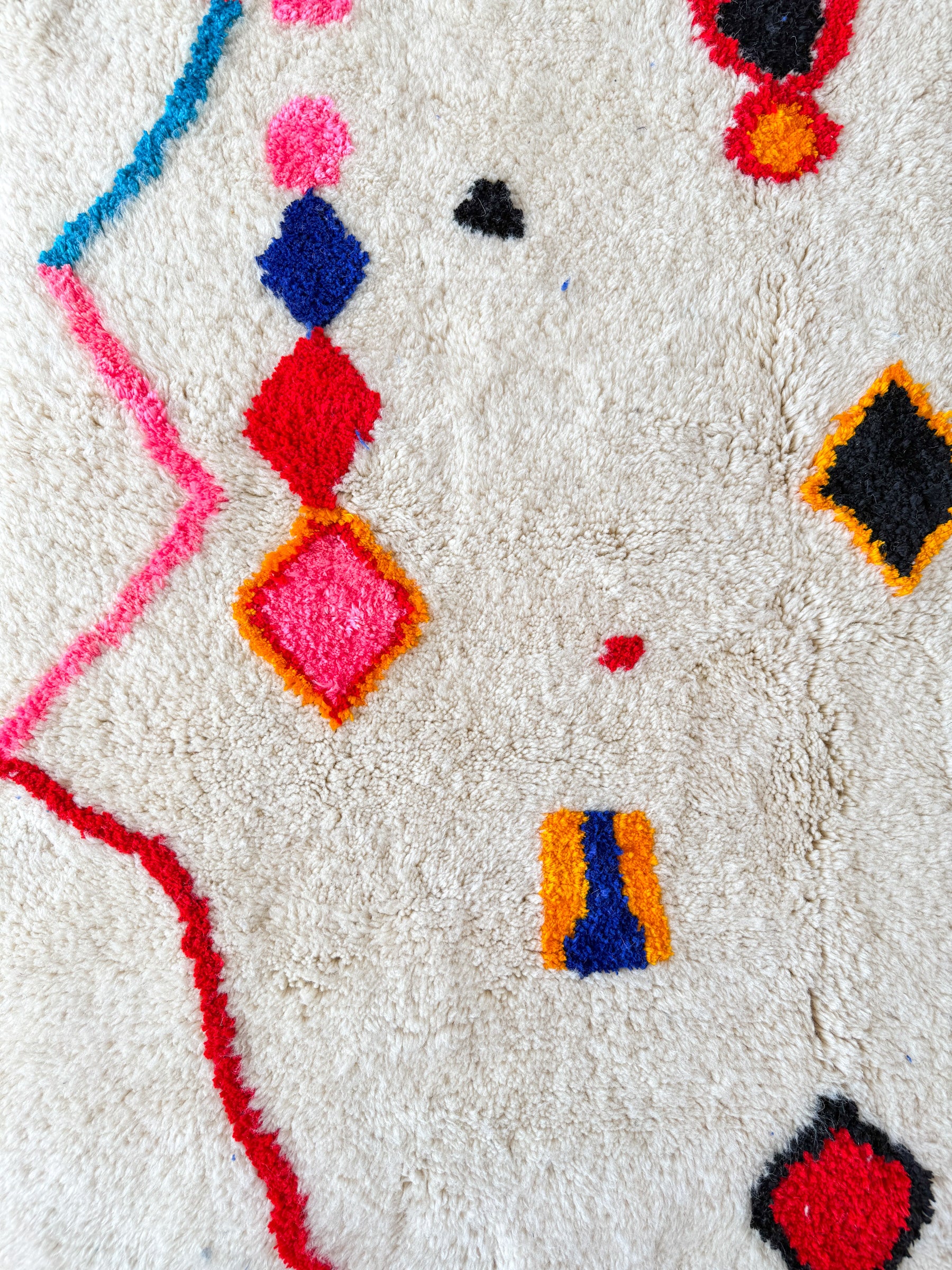 Tapis berbère coloré 151 x 242 cm - n°1924