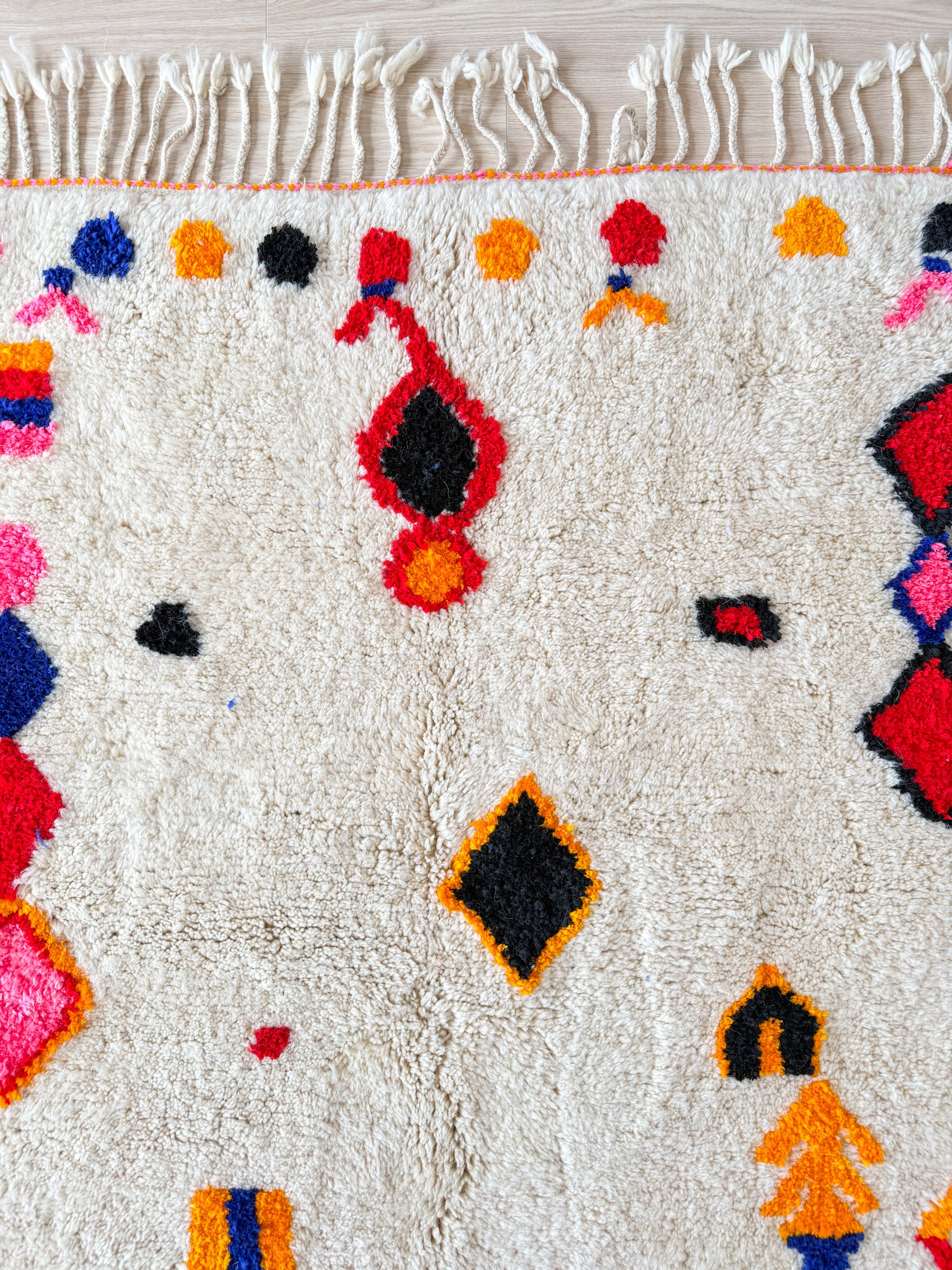 Tapis berbère coloré 151 x 242 cm - n°1924