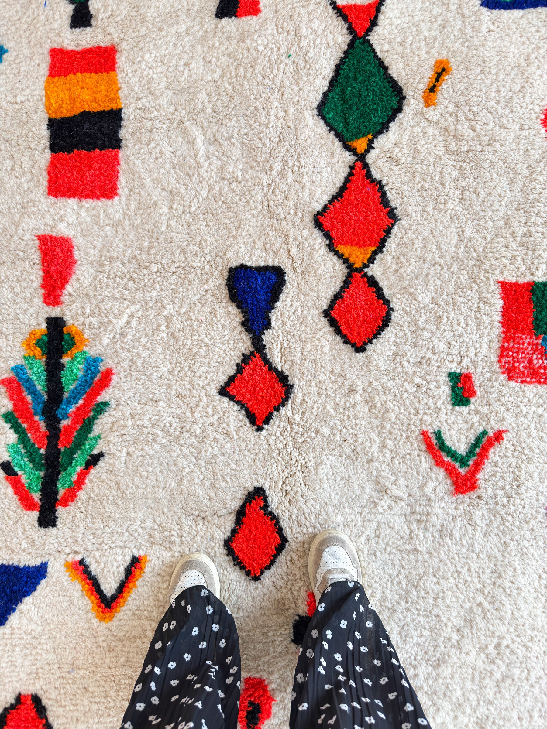 Farbenfroher Berberteppich 175 x 288 cm - Nr. 1767