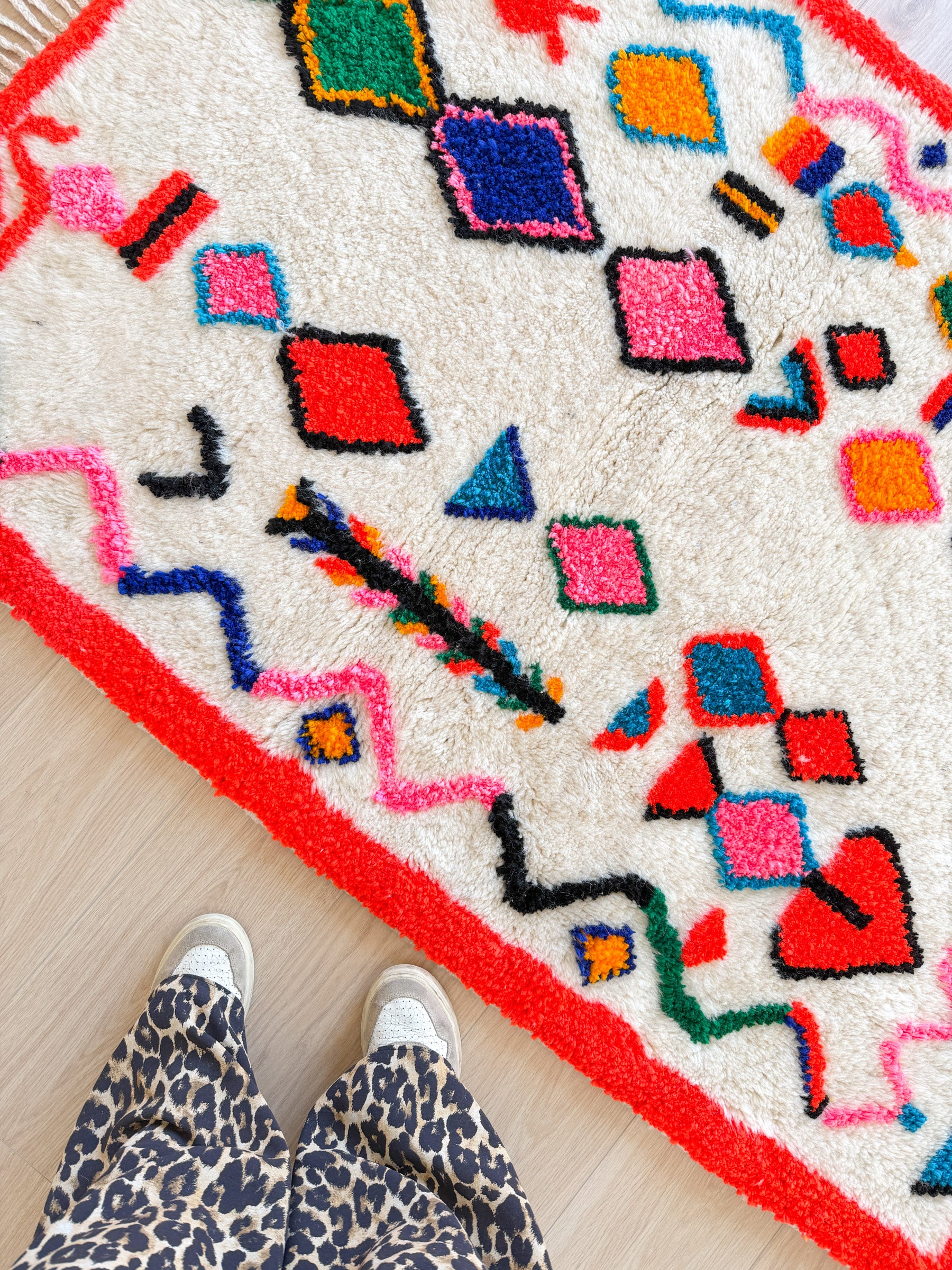 Kleurrijk Berbertapijt 113 x 185 cm - n°2435