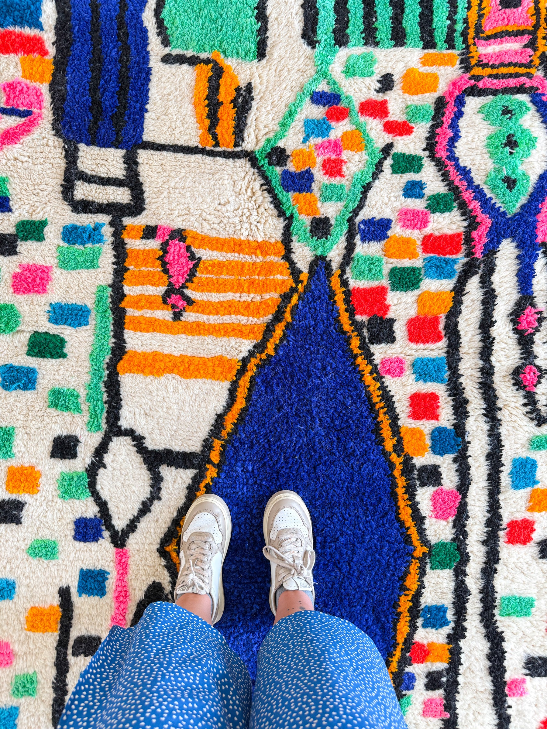 Colorful Berber rug 161 x 278 cm - n°2012