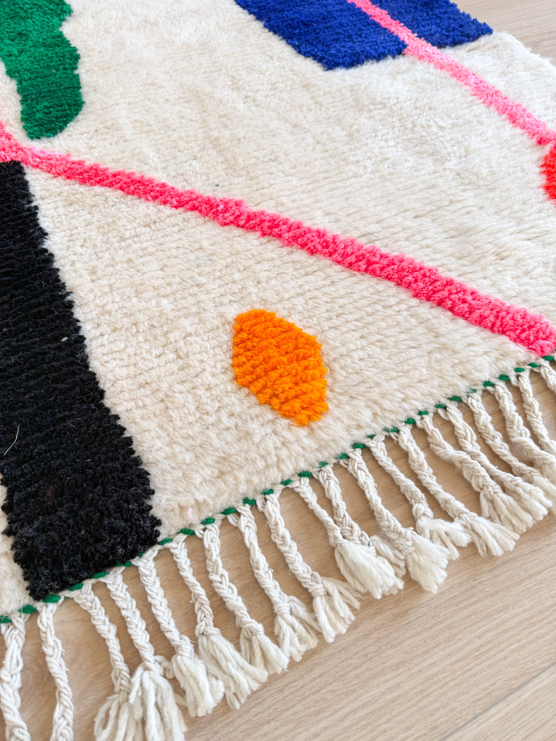 Colorful Berber rug 99 x 162 cm - No. 2463