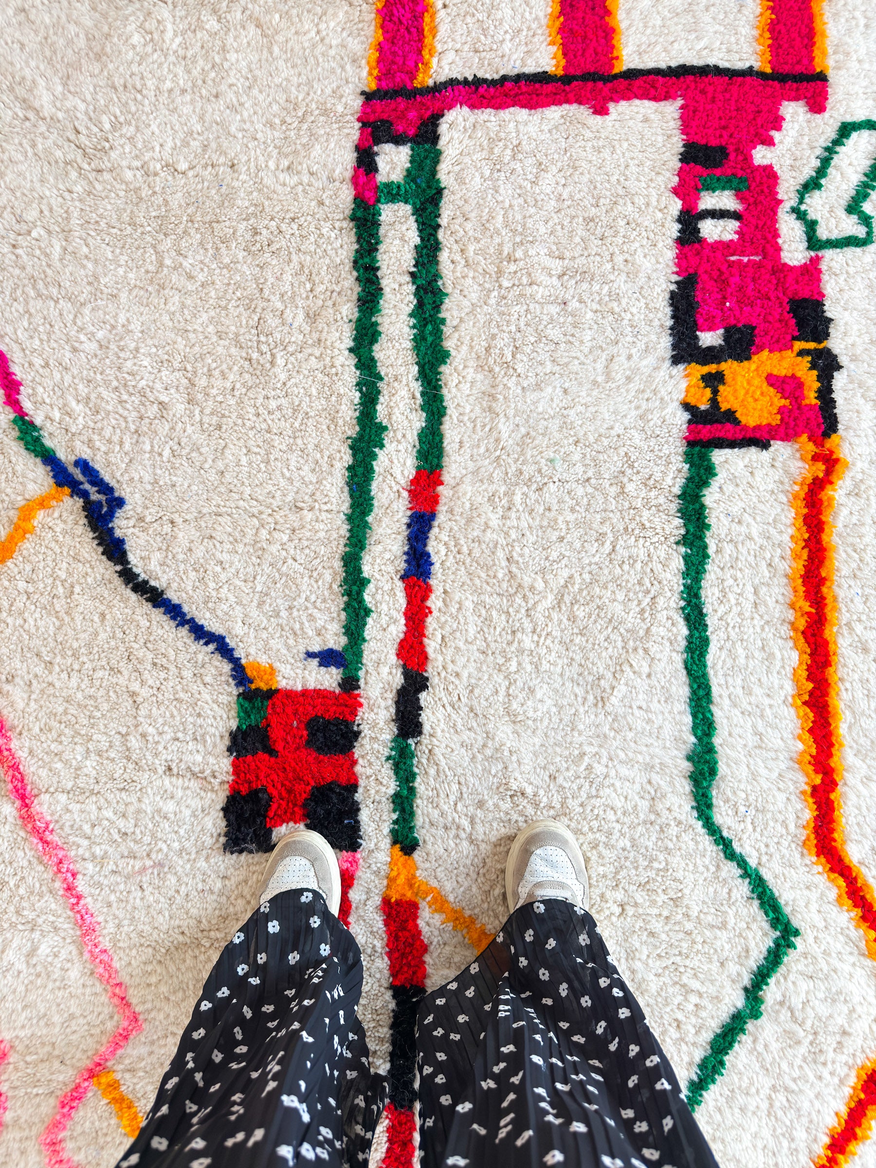 Gekleurd Berber Tapijt 185 x 296 cm - n°1619