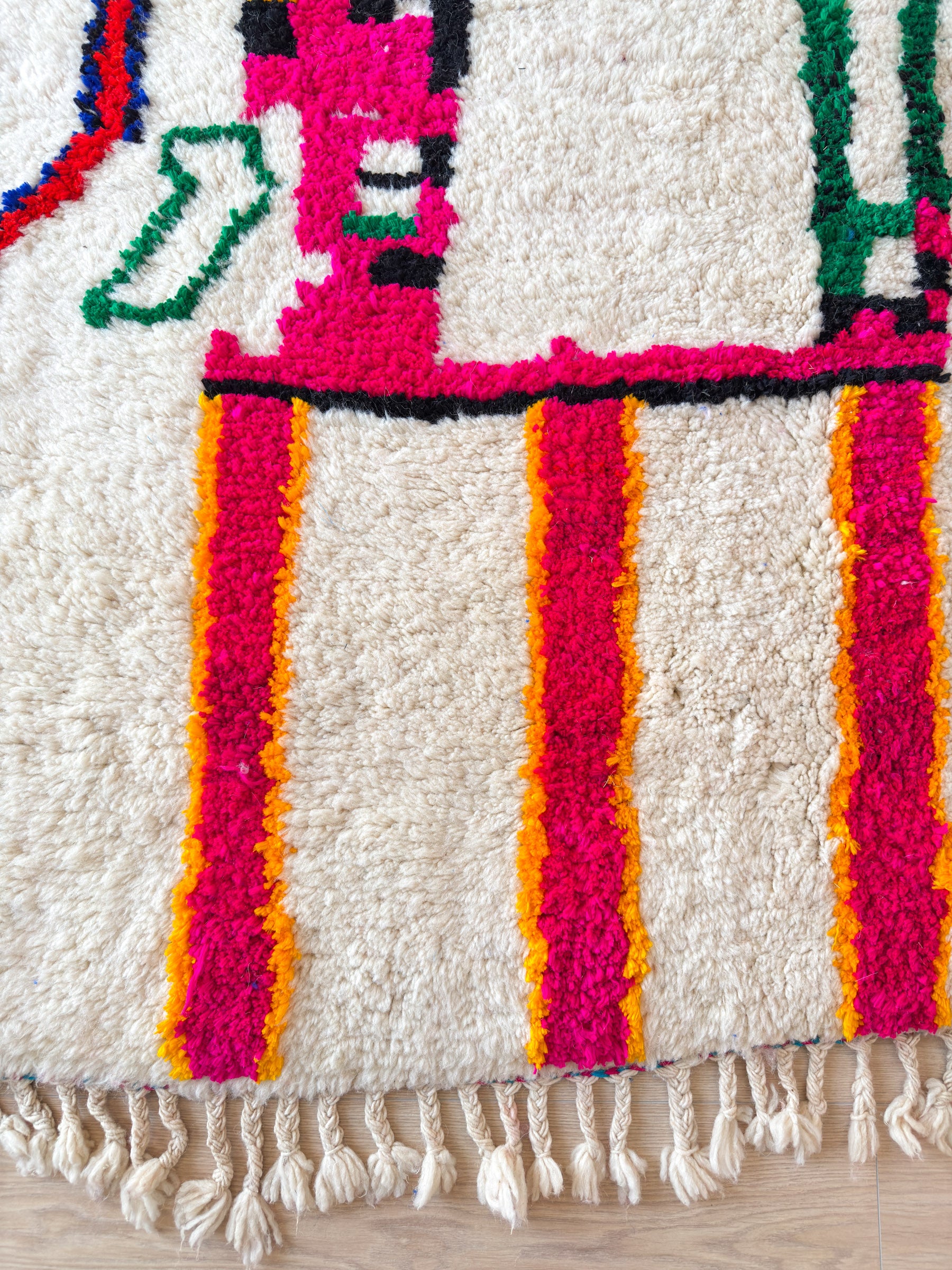 Farbenfroher Berberteppich 185 x 296 cm - Nr. 1619