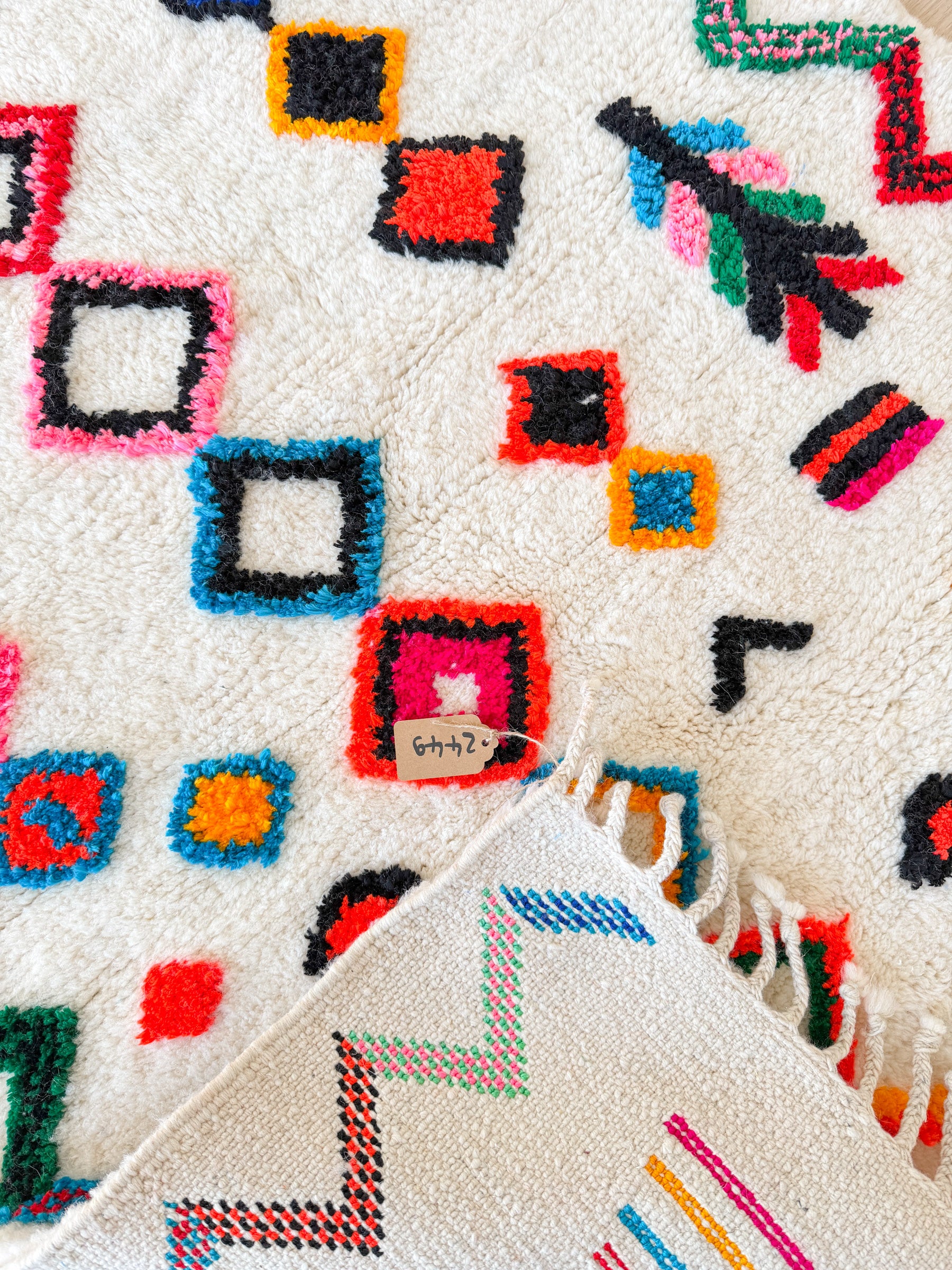 Bunter Berberteppich 109 x 157 cm - Nr. 2449