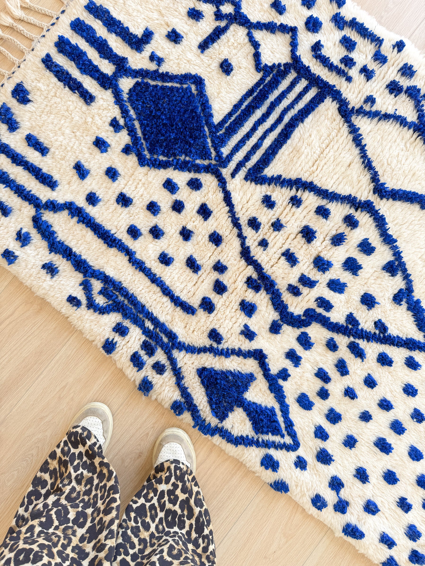 Färgglad berbermatta 108 x 172 cm - n°2430