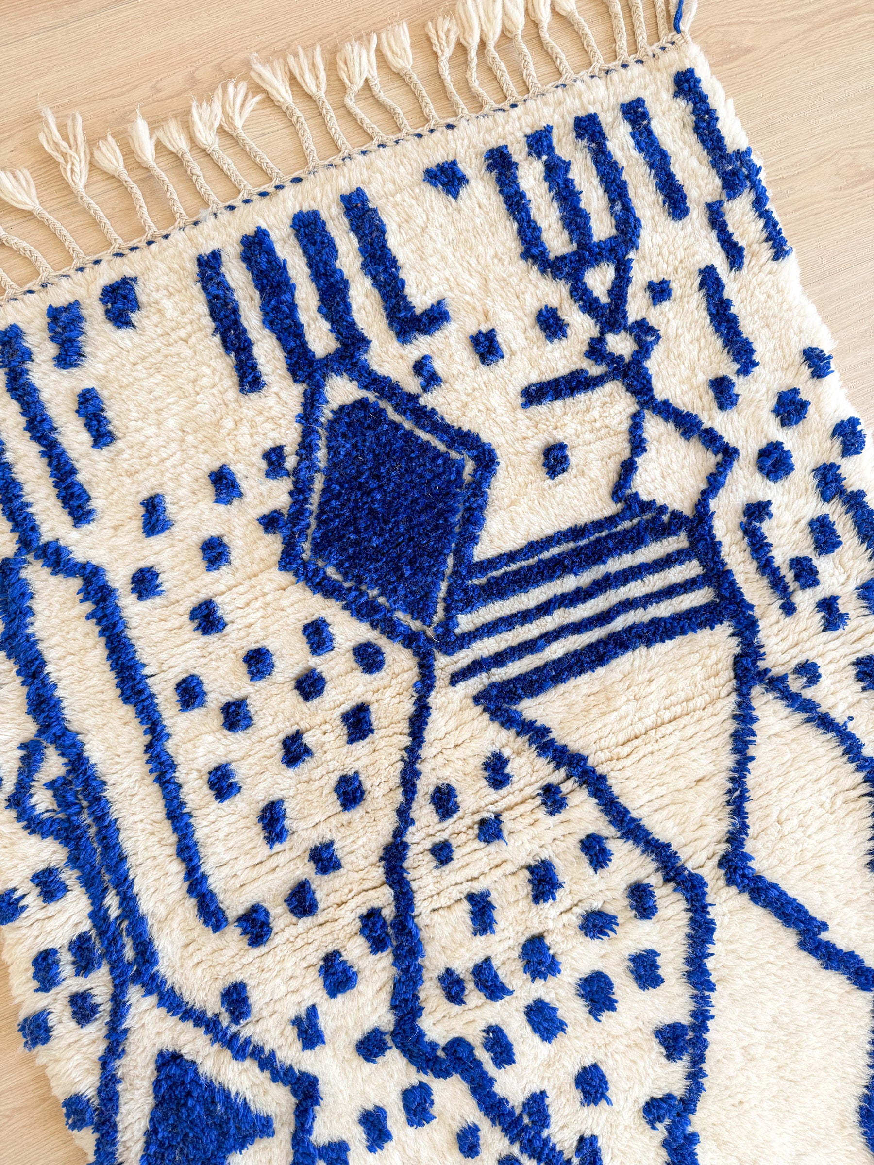 Bunter Berberteppich 108 x 172 cm - Nr. 2430