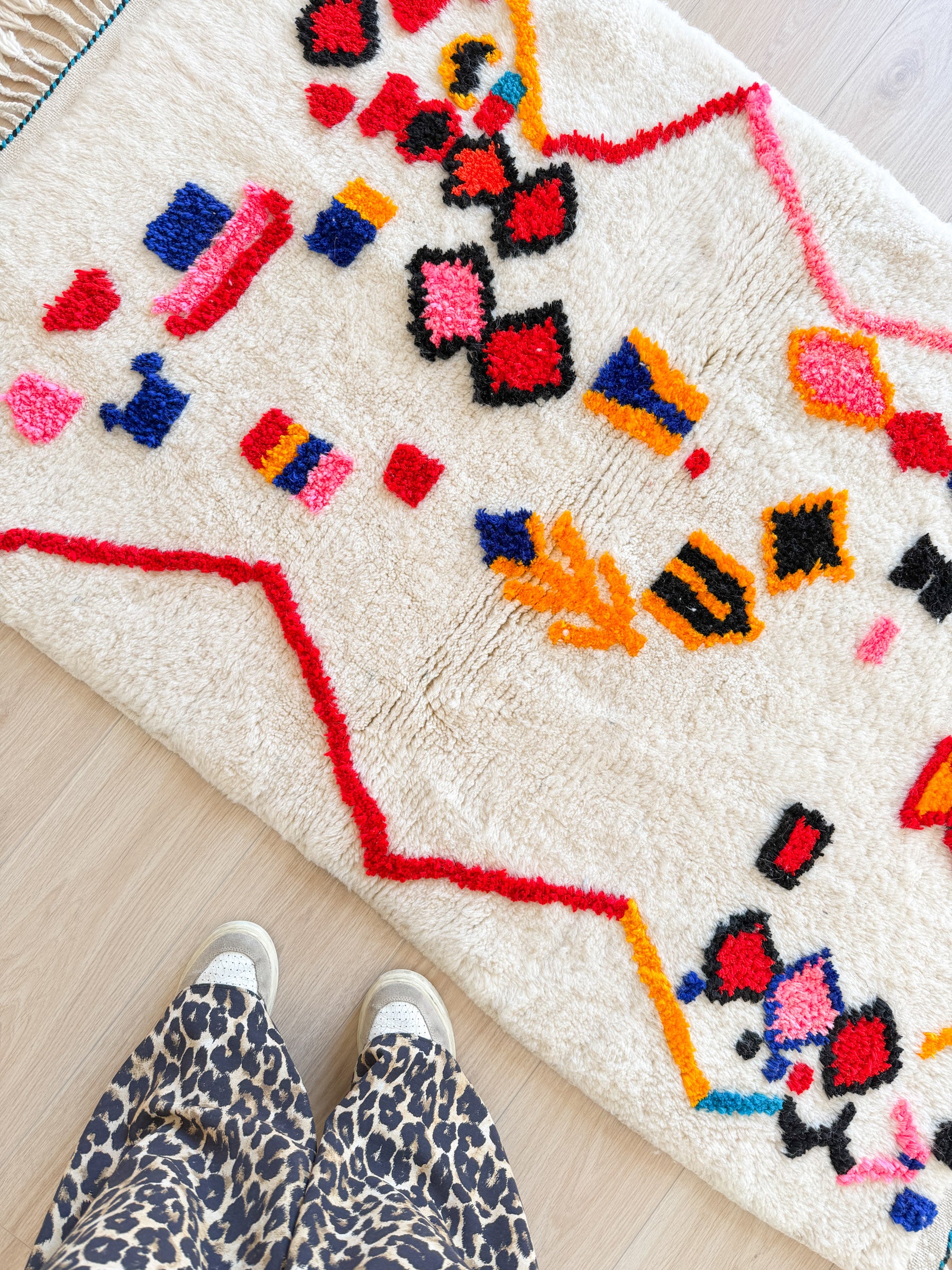 Kleurrijk berbertapijt 101 x 174 cm - n°2458