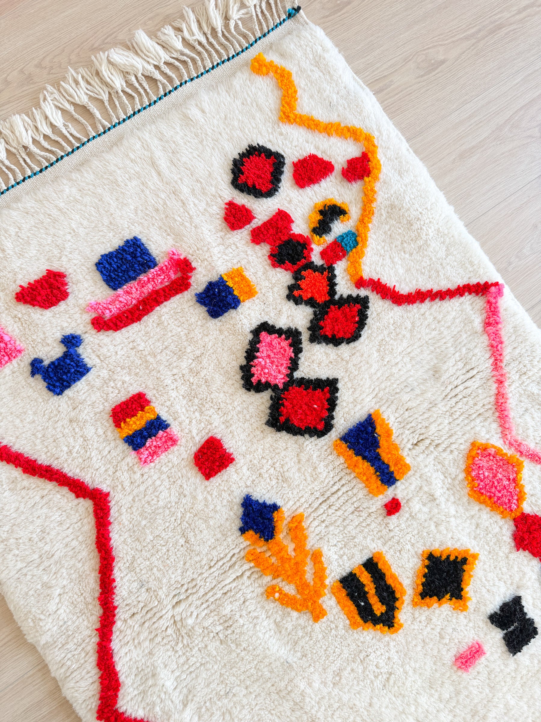 Kleurrijk berbertapijt 101 x 174 cm - n°2458