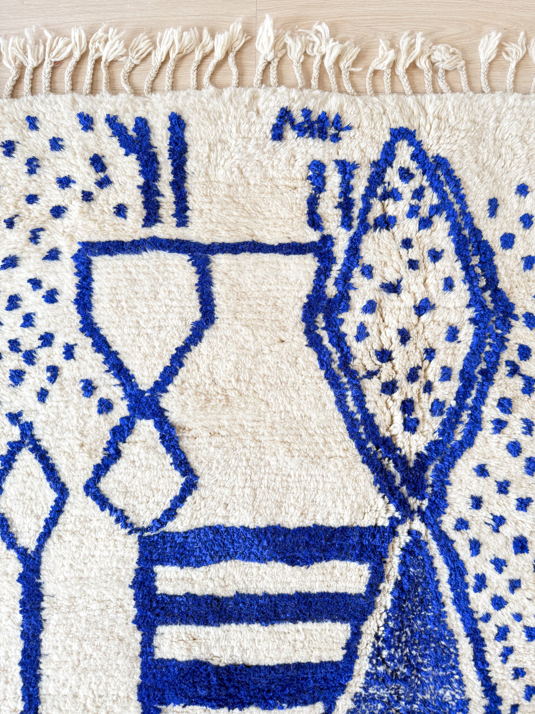 Farbenfroher Berberteppich 153 x 278 cm - Nr. 1978