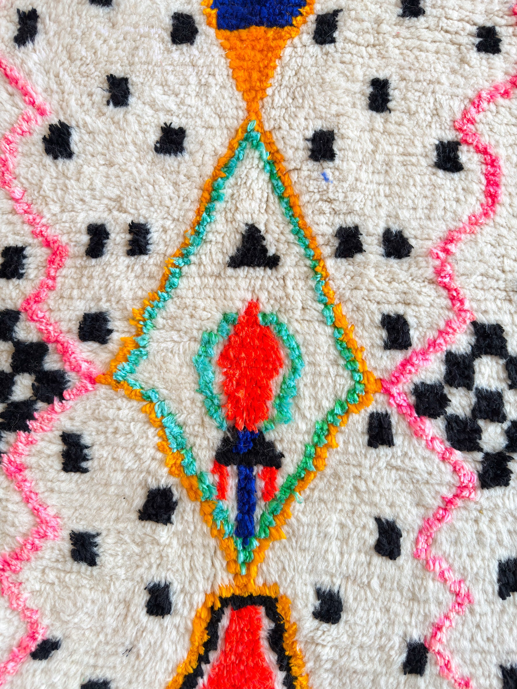 Colorful Berber carpet - n°626