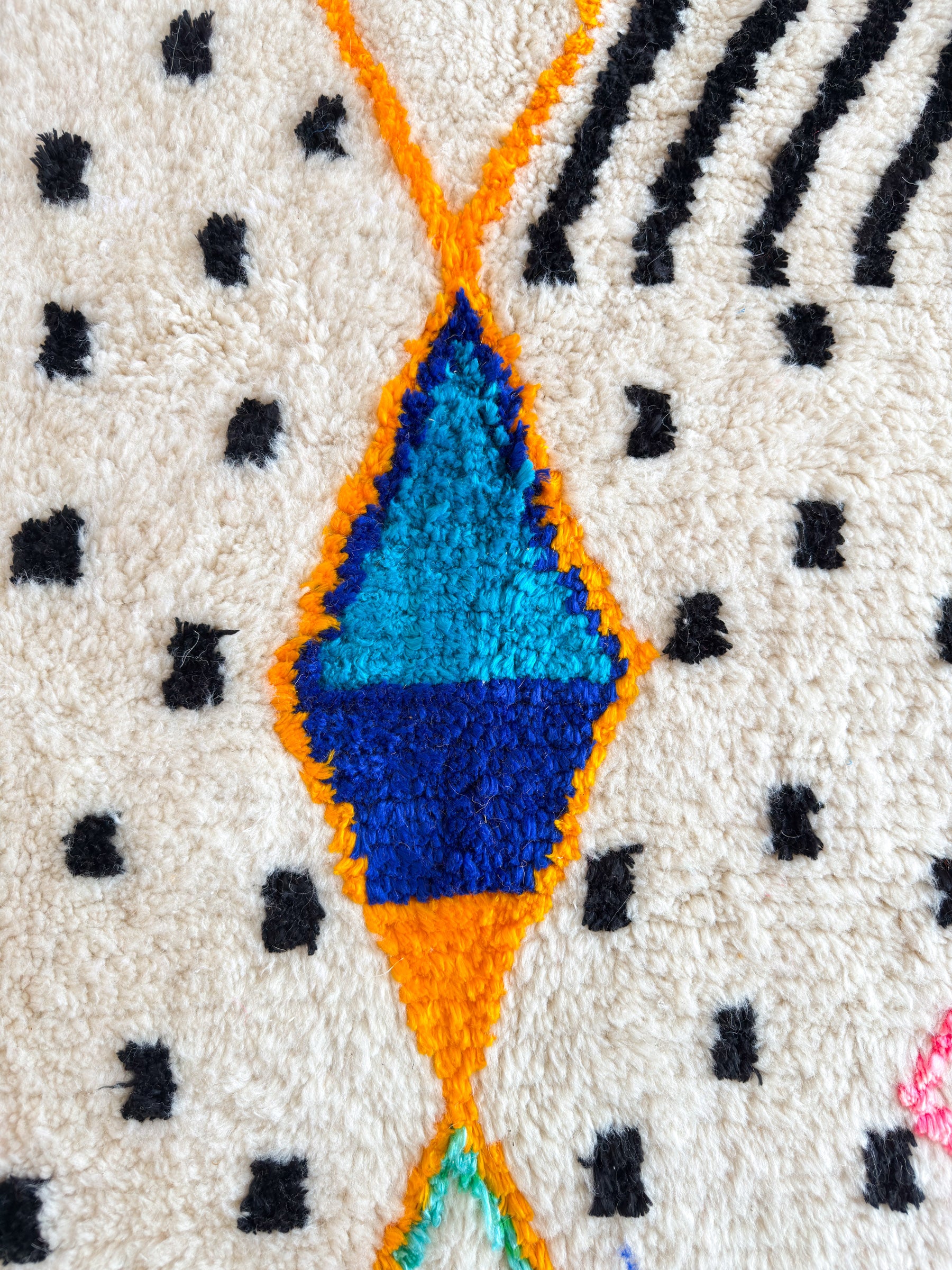 Colorful Berber carpet - n°626