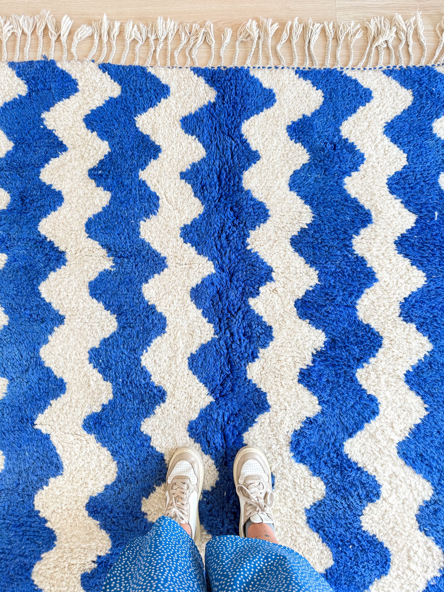 Farbenfroher Berberteppich 159 x 288 cm - Nr. 1974