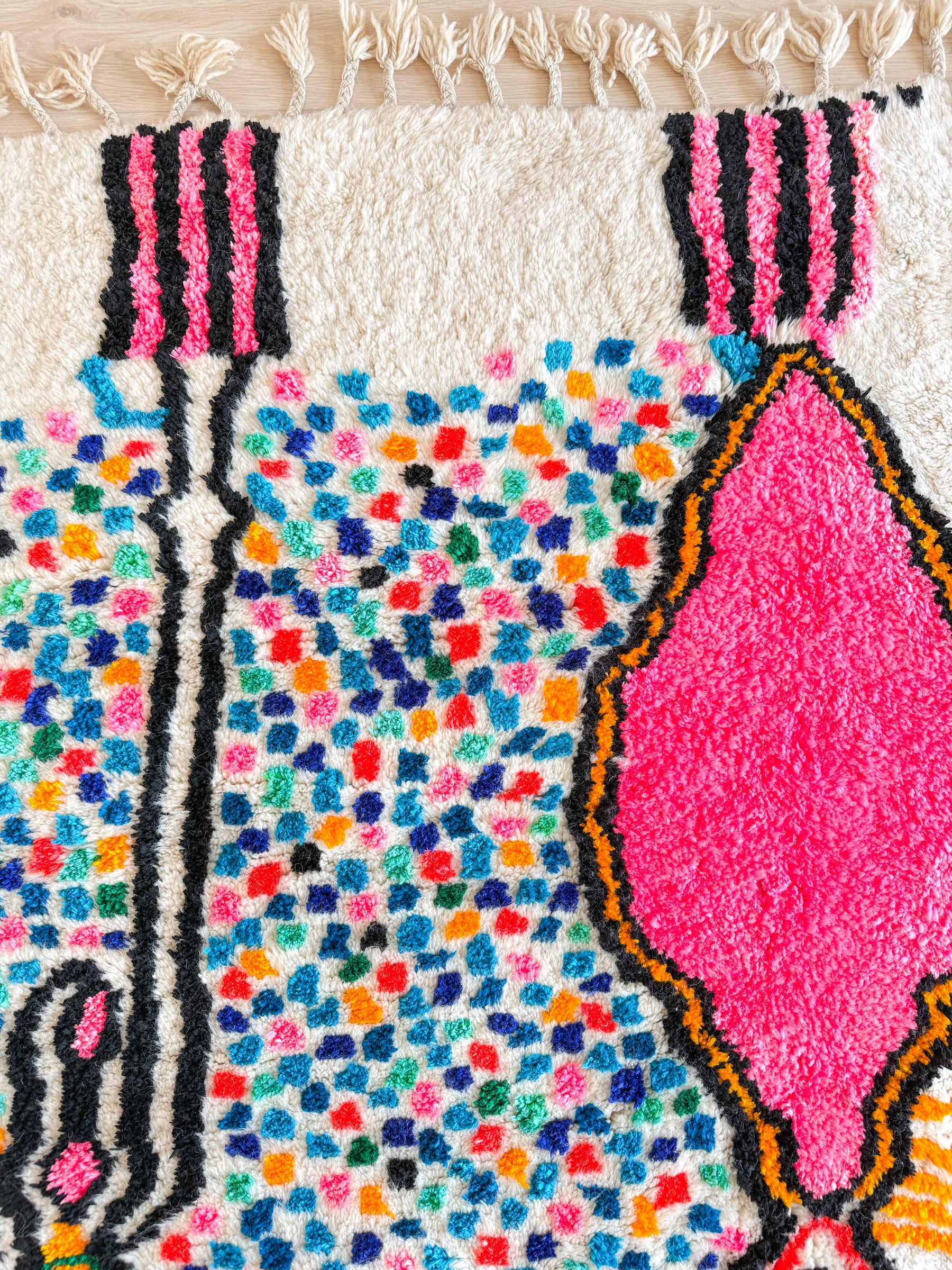 Colorful Berber rug 224 x 335 cm - n°2202