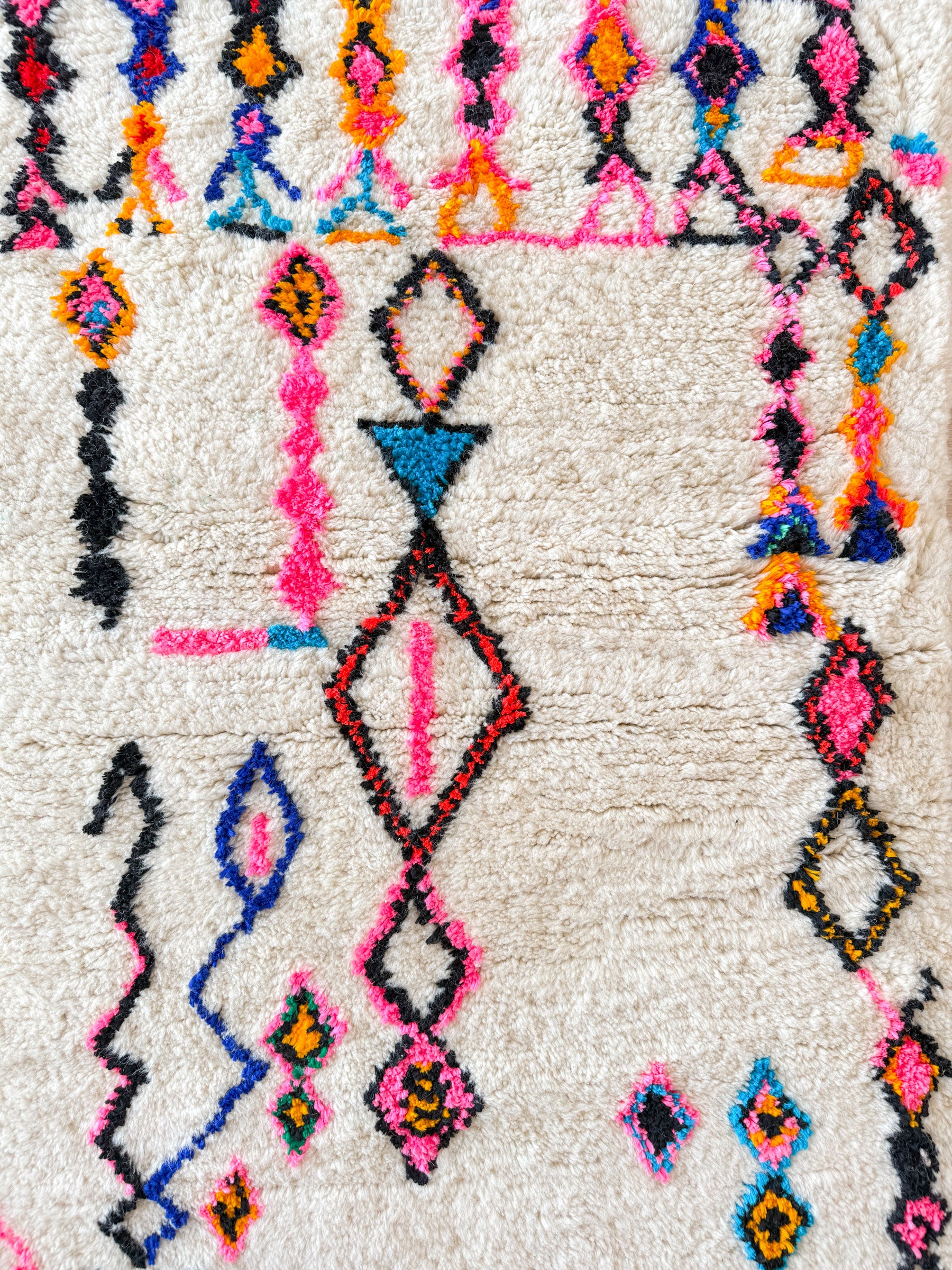 Colorful Berber rug 87 x 141 cm - n°1915