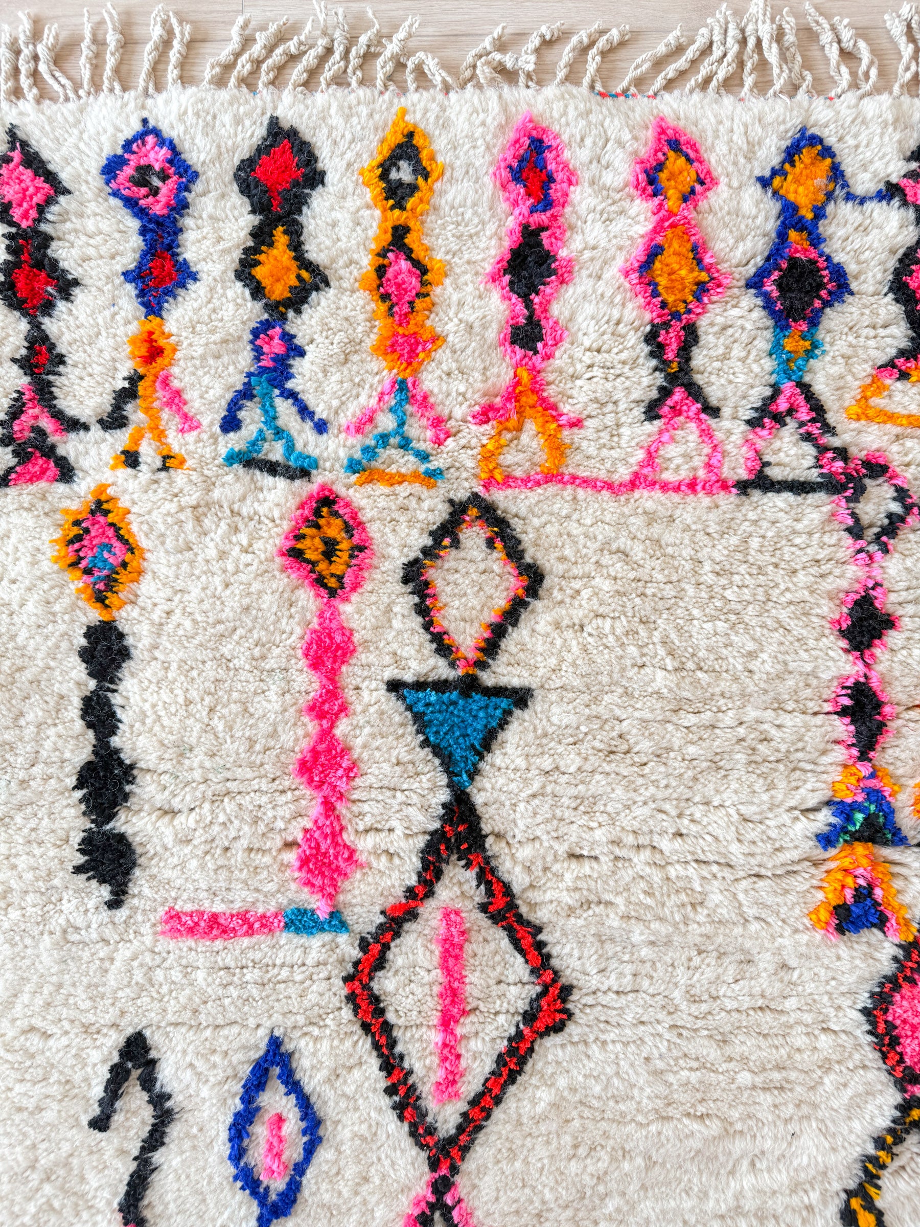 Colorful Berber rug 87 x 141 cm - n°1915